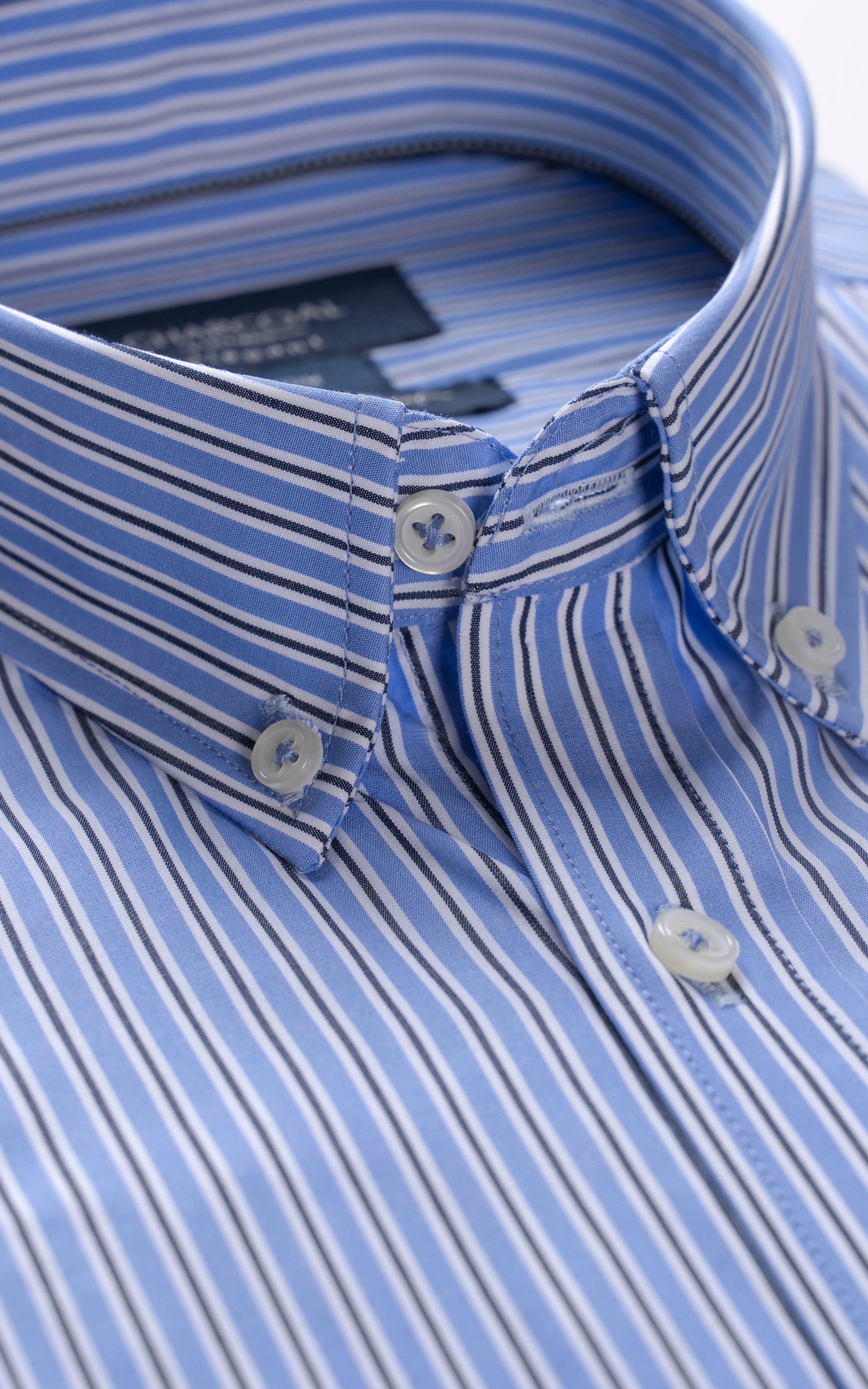 STRIPPED RELAXED FIT SHIRT BLUE STRIPE