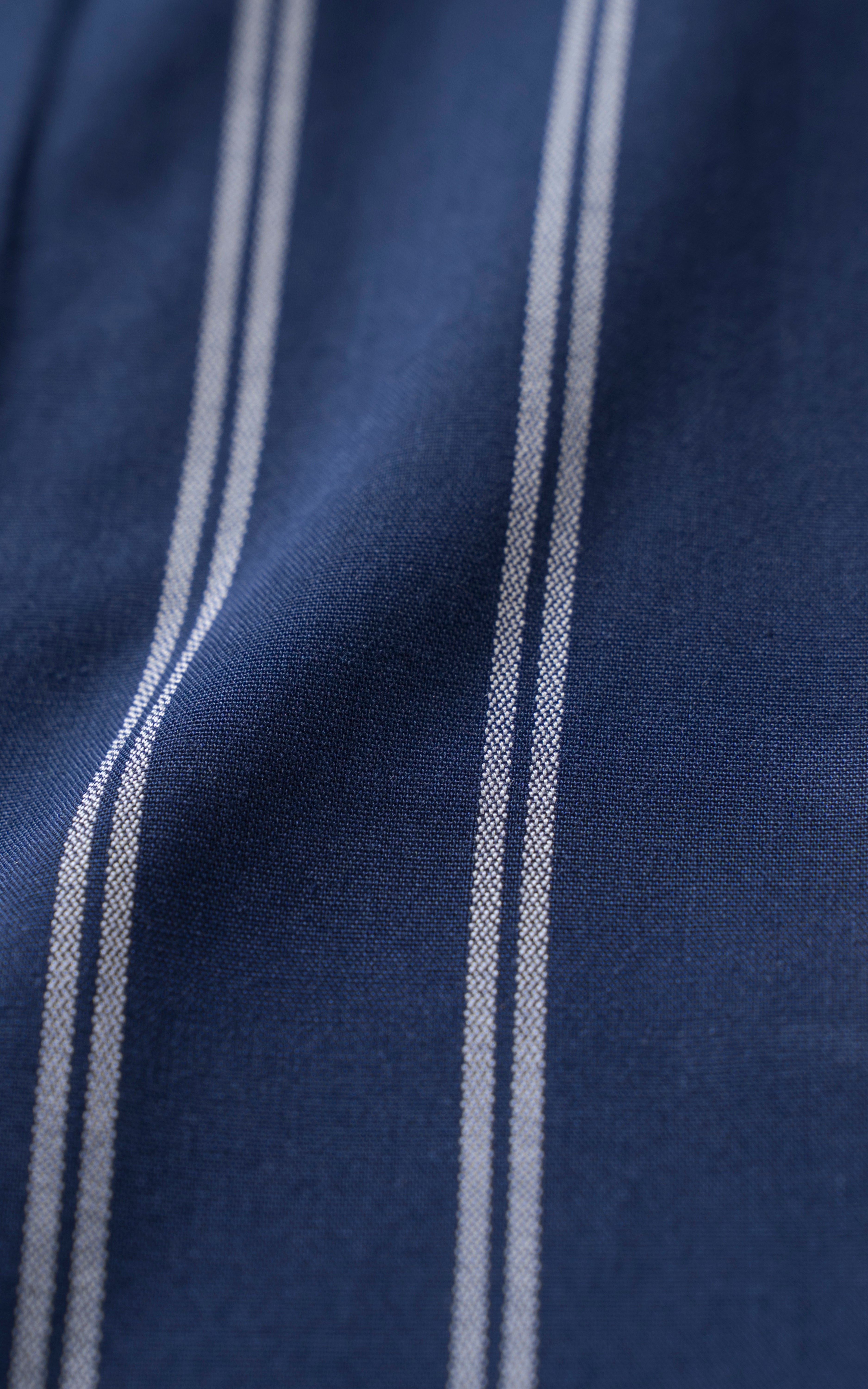 STRIPPED RELAXED FIT SHIRT NAVY STRIPE