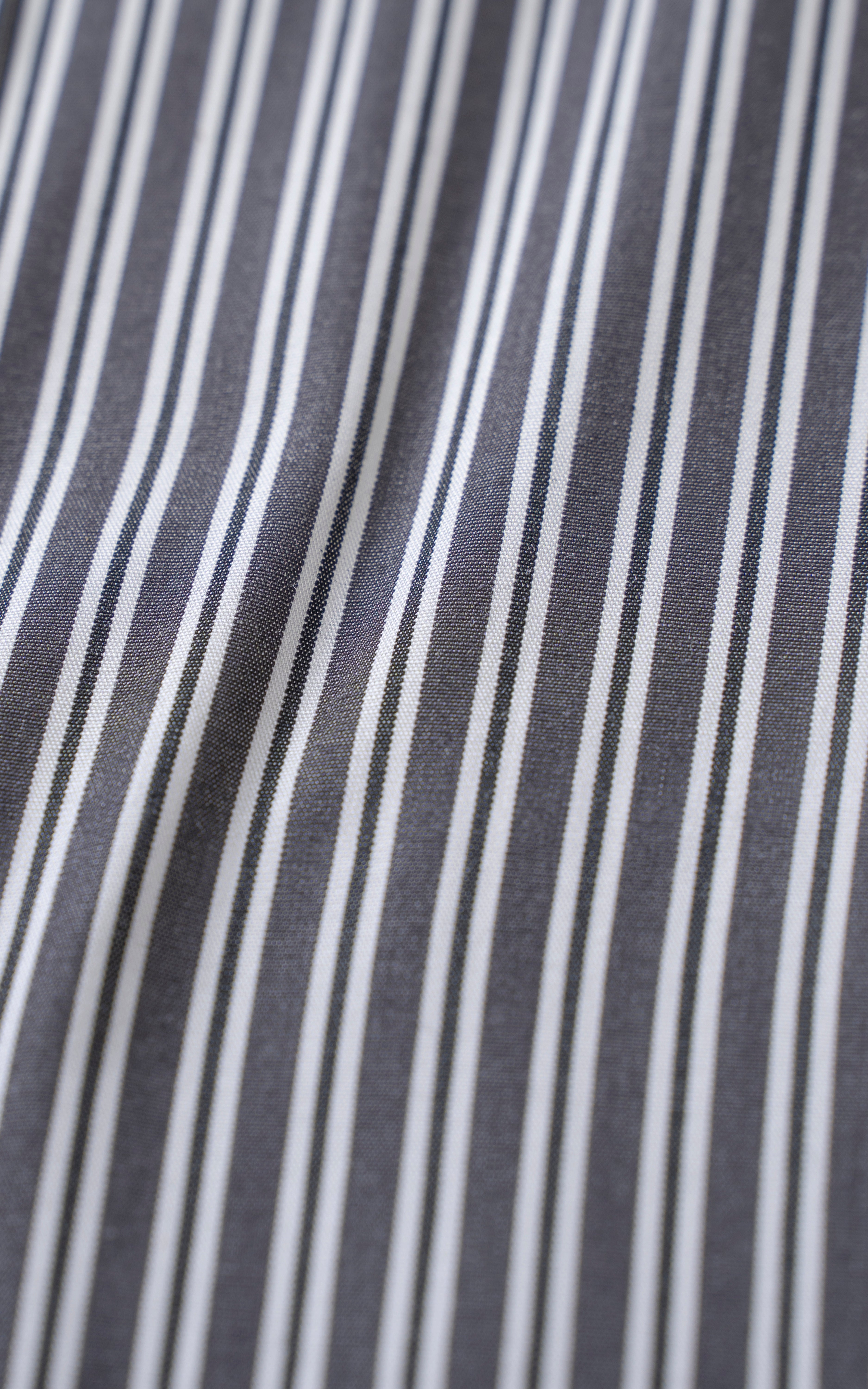 STRIPPED RELAXED FIT SHIRT GREY STRIPE