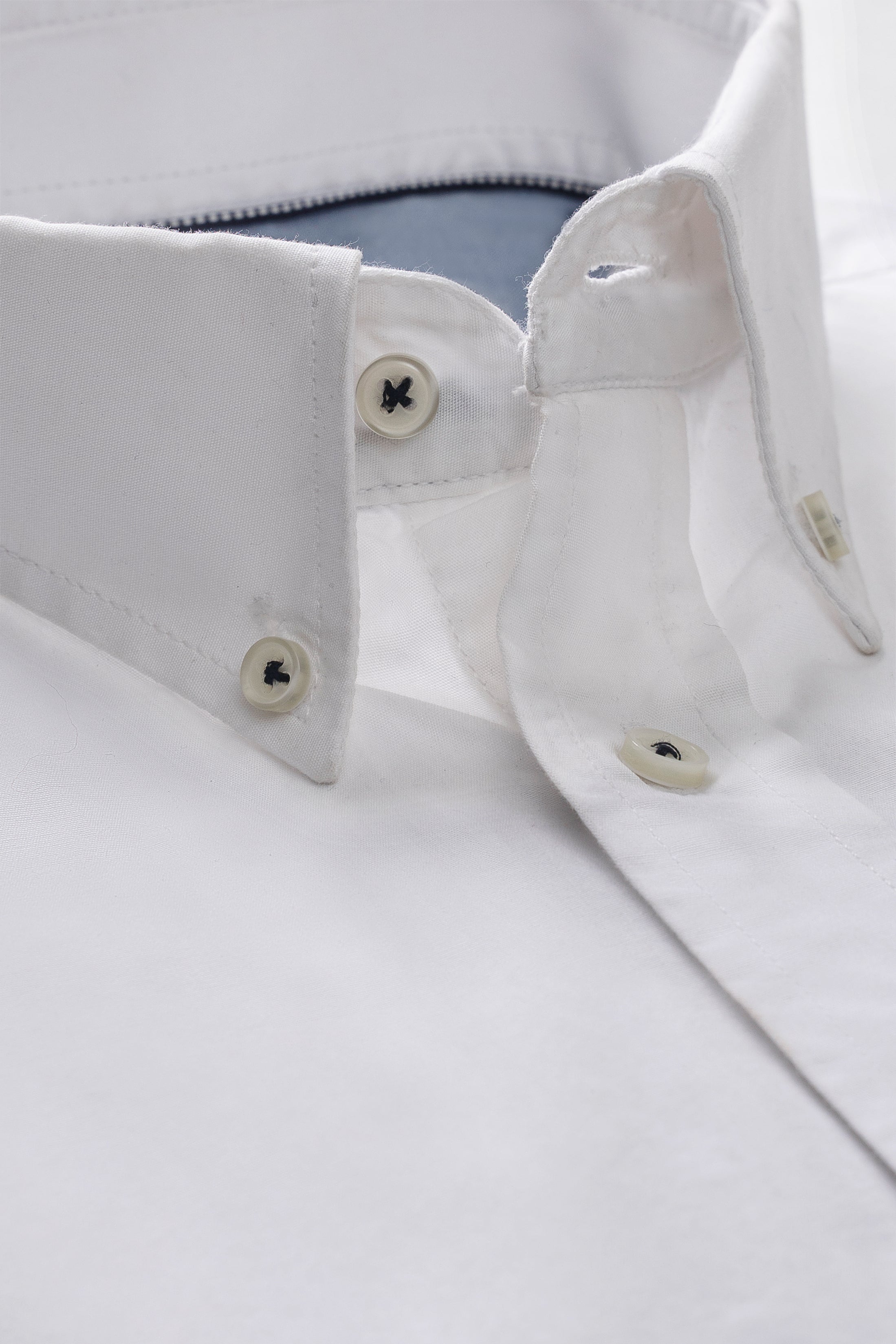 SMART SHIRT BUTTON DOWN COLLAR WHITE
