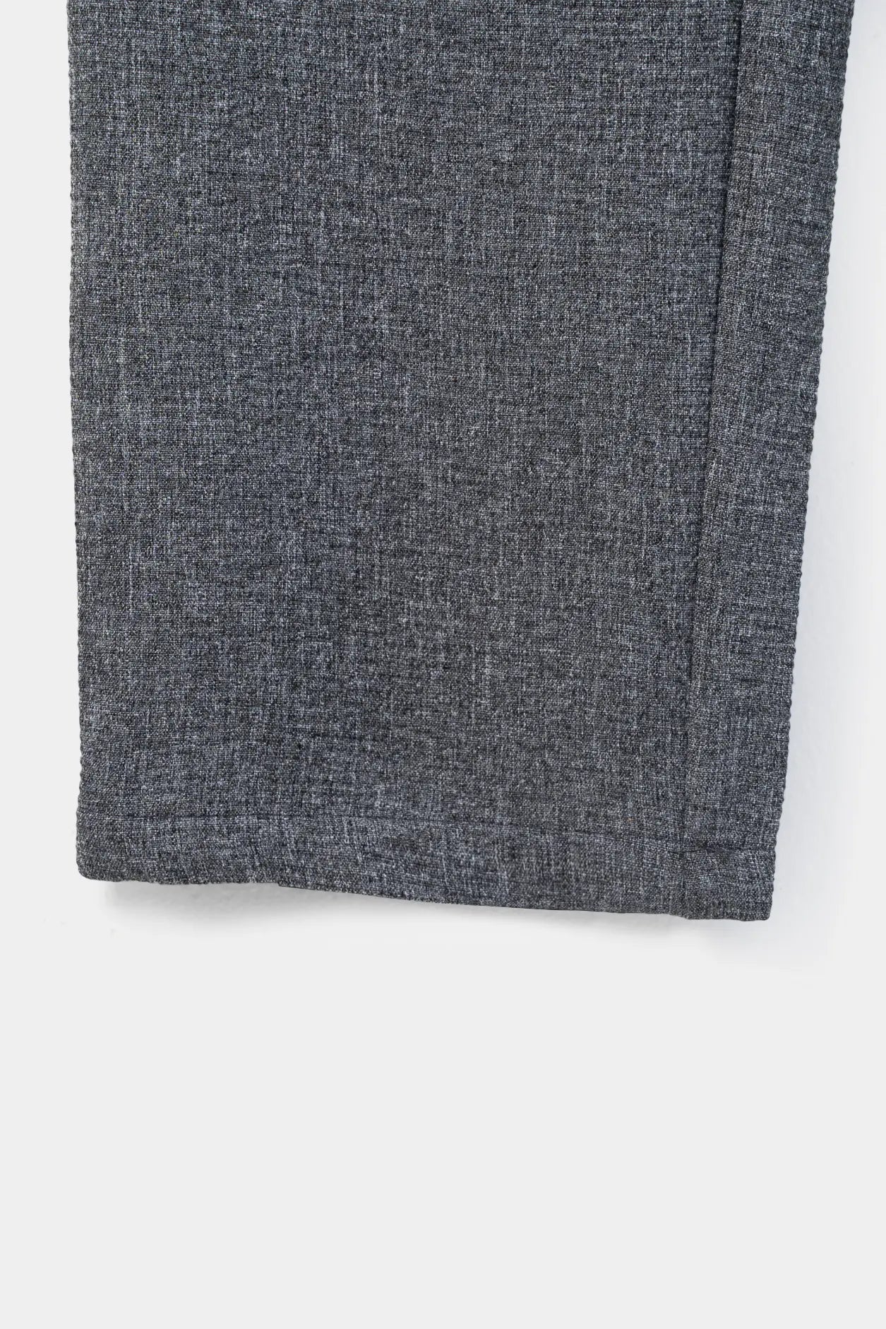 SMART FIT CASUAL PANT CHARCOAL MELANGE