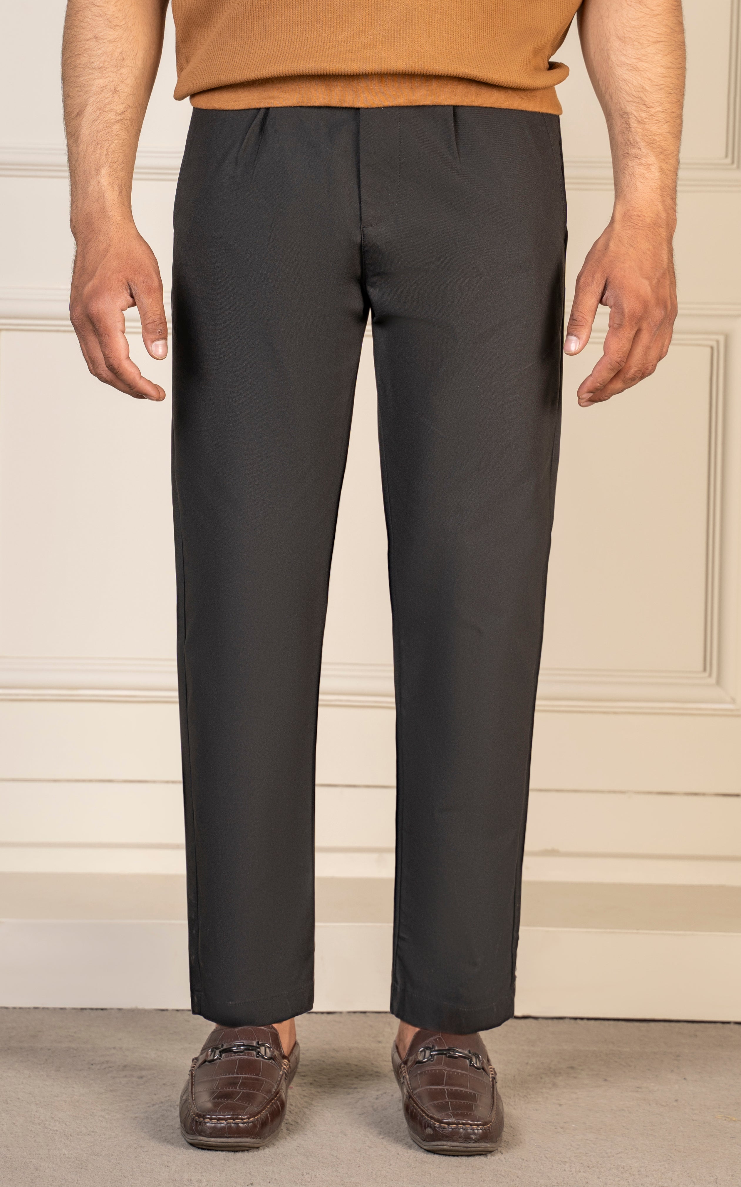 CASUAL PANT REGULAR FIT BLACK