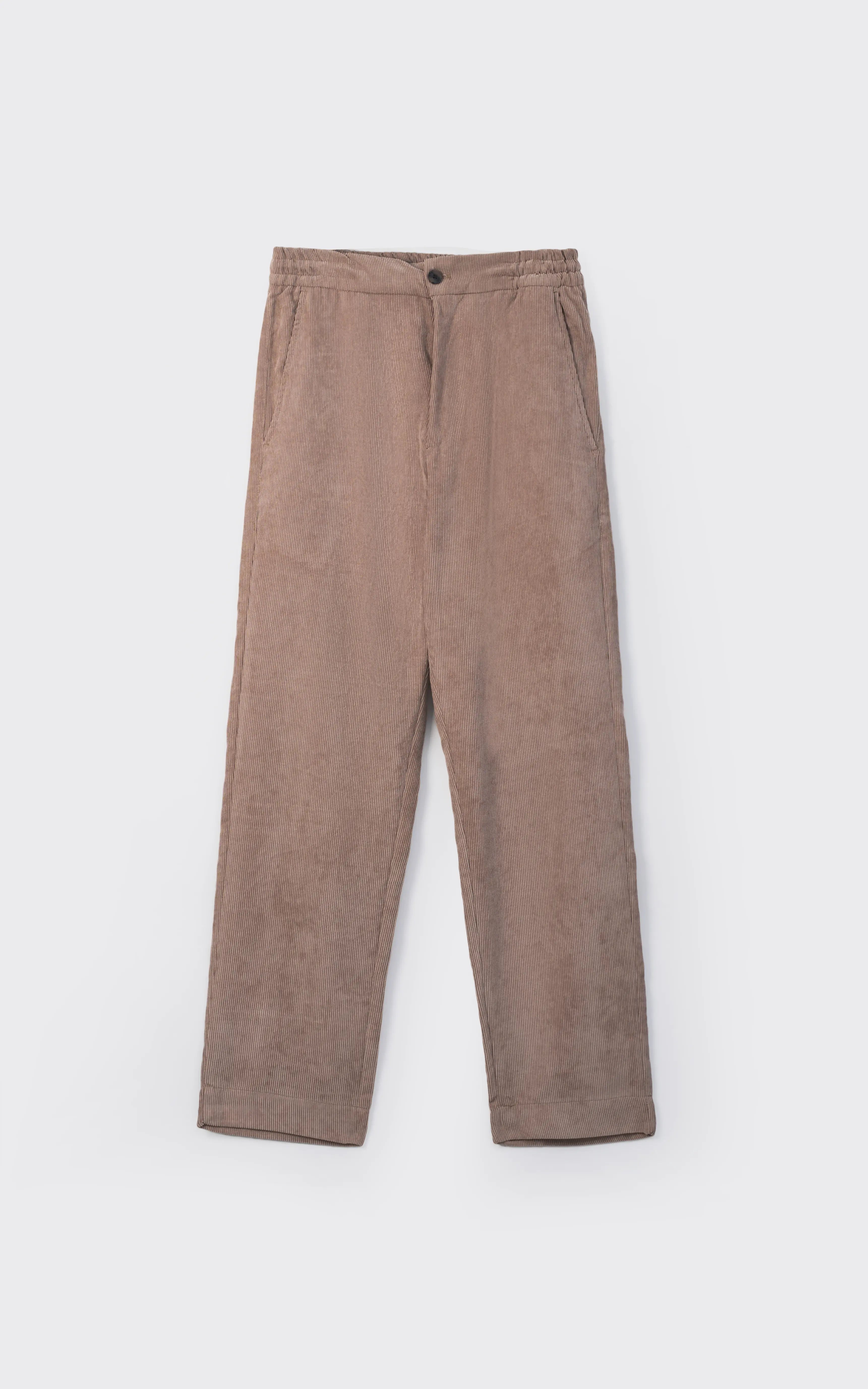 SMART FIT CORDUROY JOGGER TROUSER KHAKI