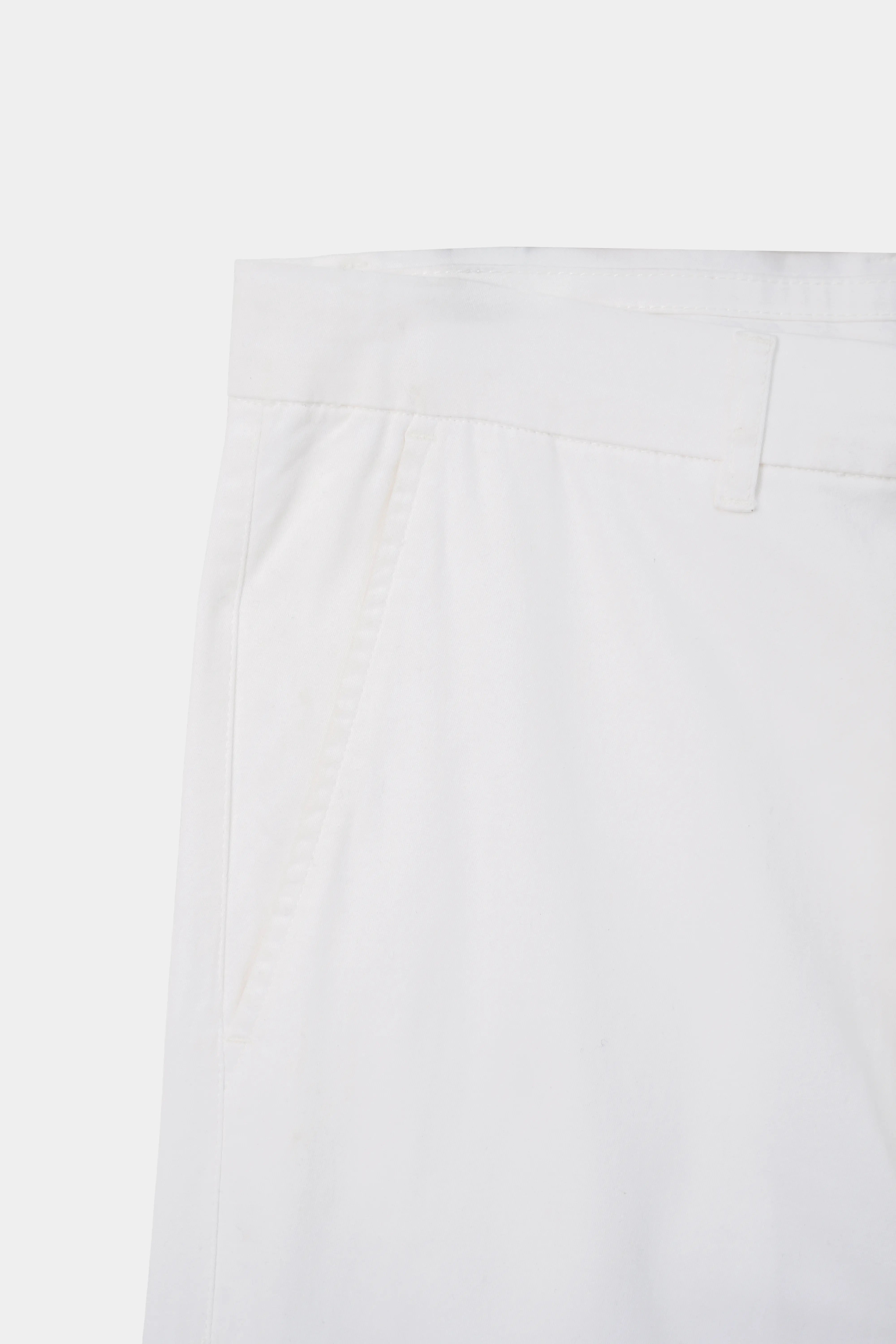 TWILL SMART FIT PANT WHITE