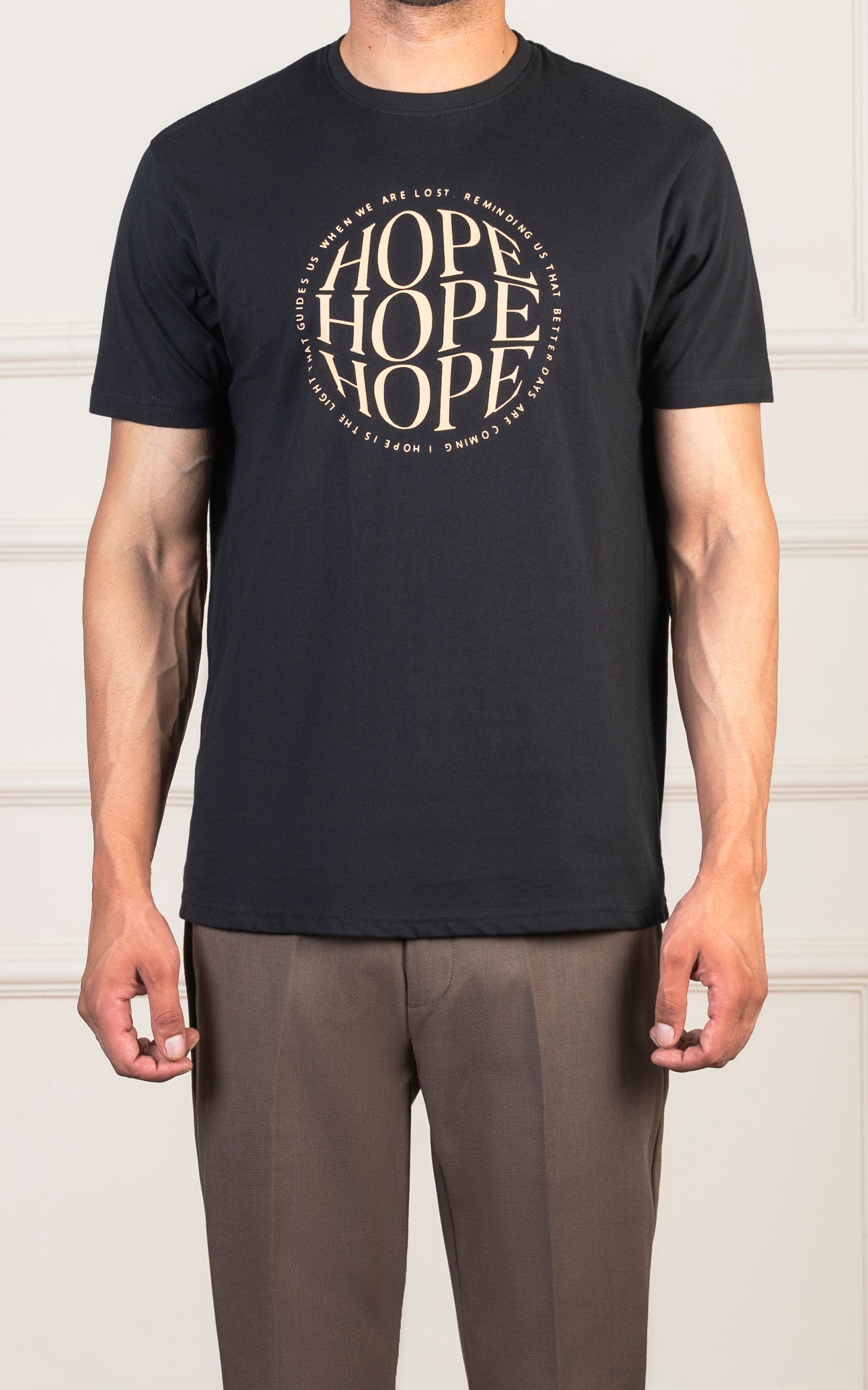 REGULAR FIT GRAPHIC T-SHIRT BLACK