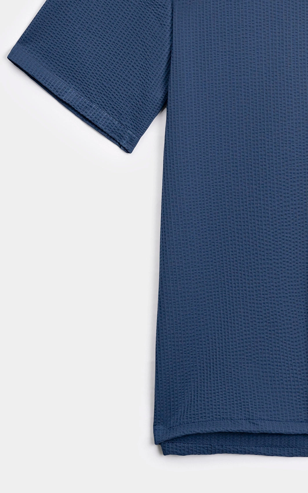 RELAXED FIT BUTTON DOWN CASUAL SHIRT NAVY