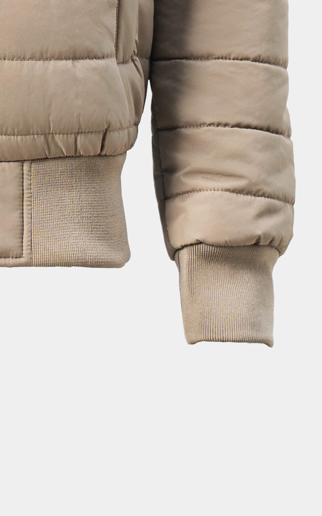 SMART FIT FULLSLEEVE QUILTED JACKET LIGHT KHAKI