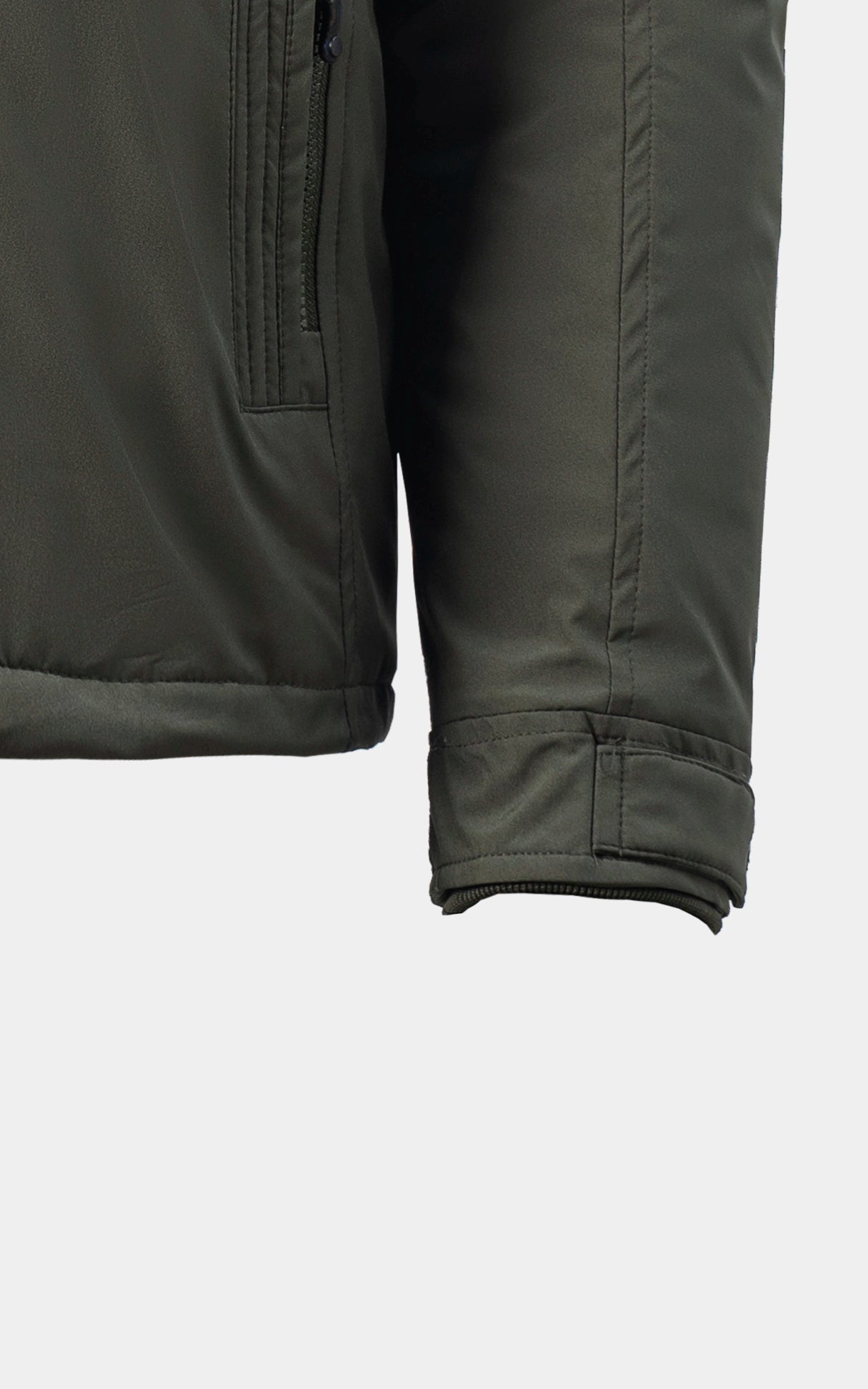 REGULAR FIT FULLSLEEVE PUFFER JACKET OLIVE