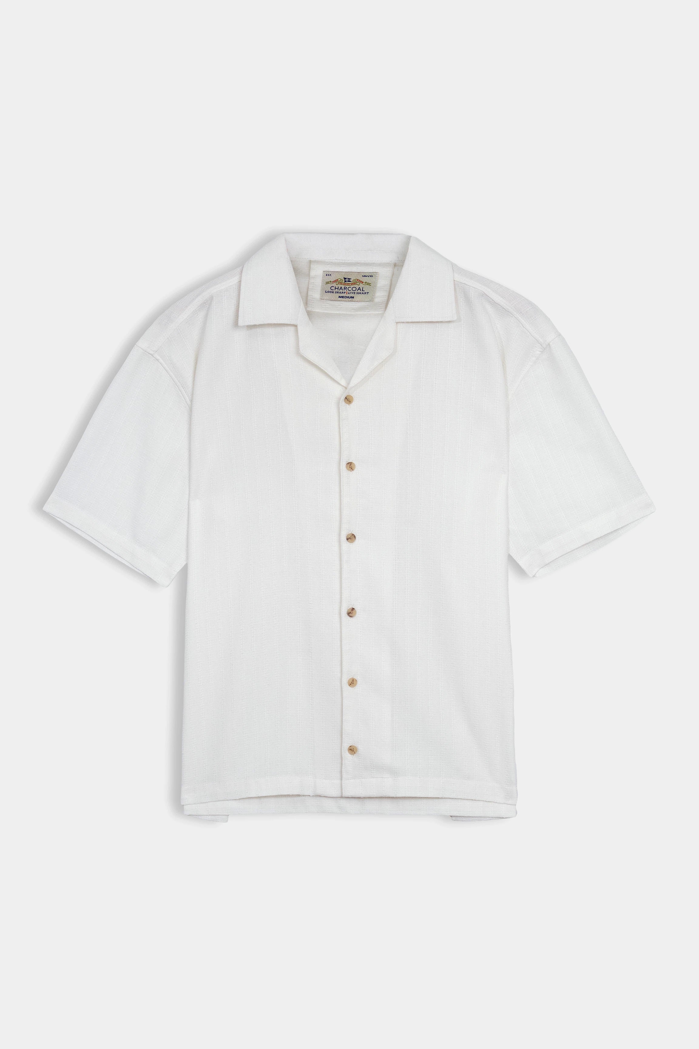 CASUAL SHIRT RELAXED FIT WHITE