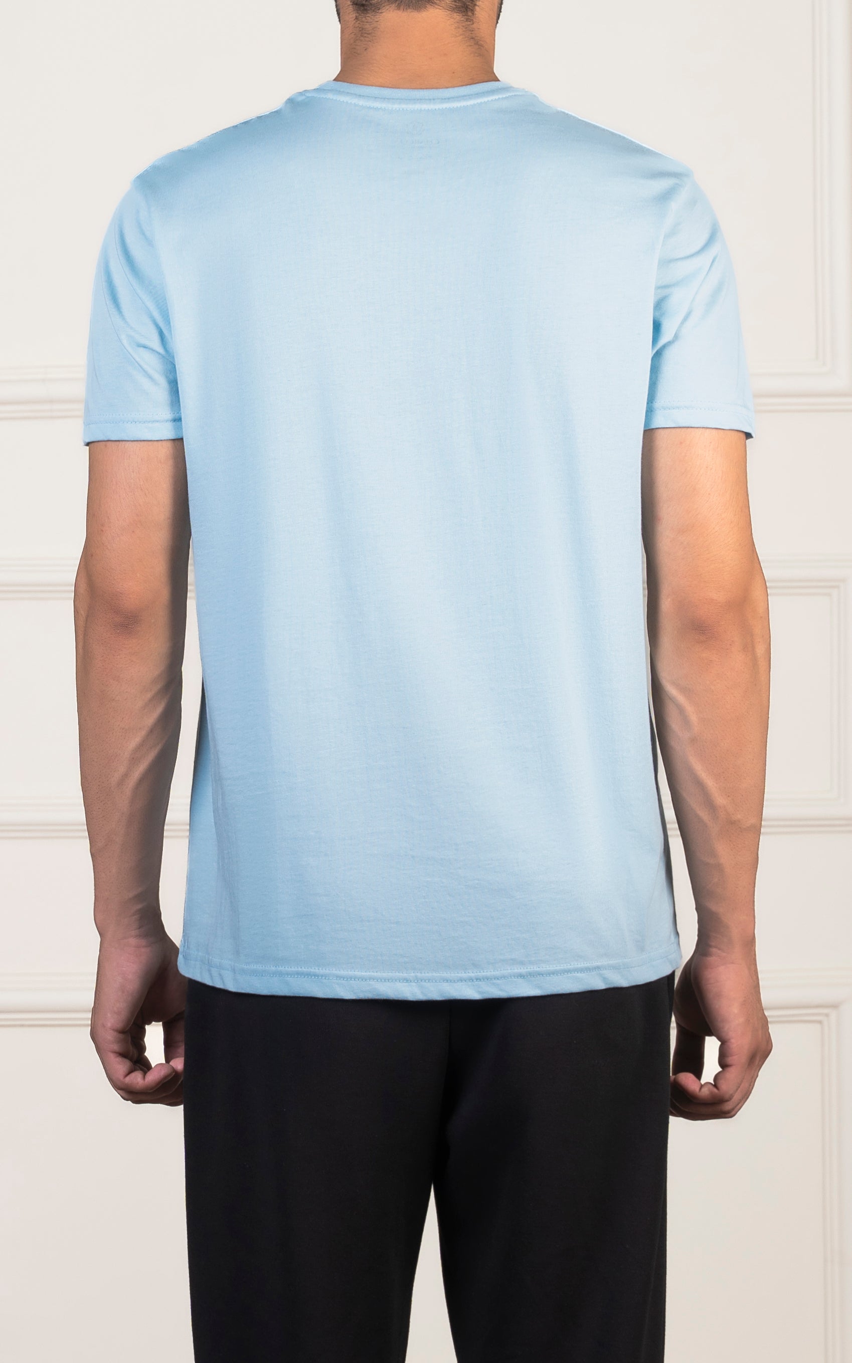 REGULAR FIT GRAPHIC T-SHIRT SKY