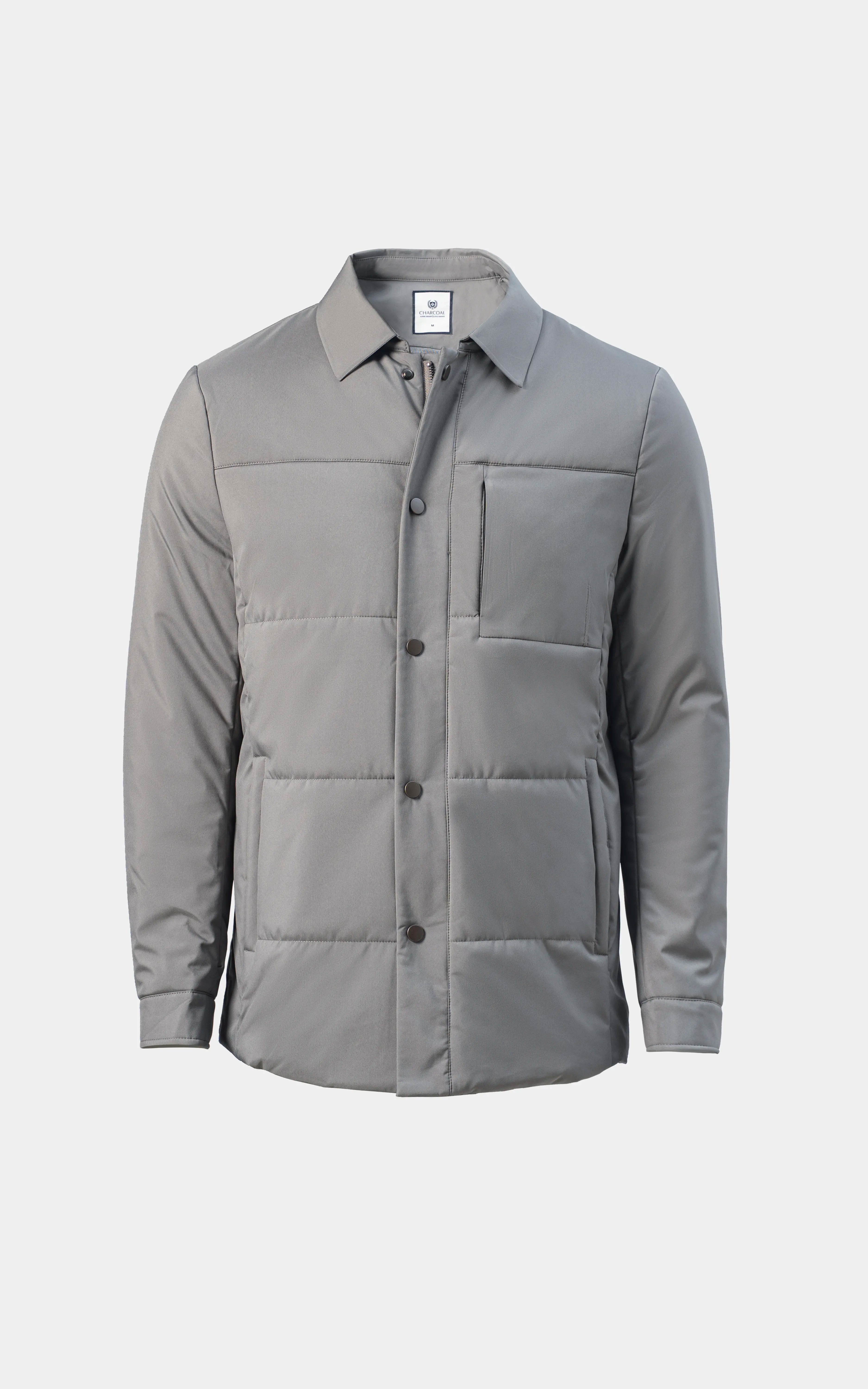 Lightweight Quilted Jacket Grey