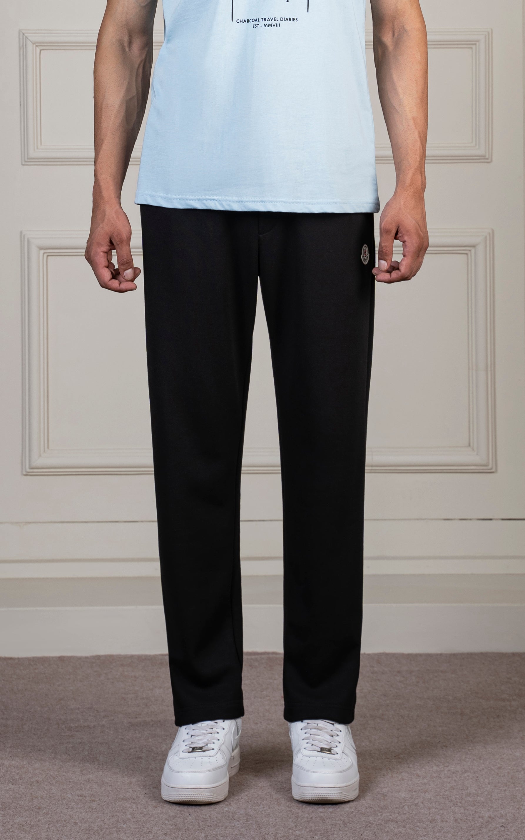 SMART FIT INTERLOCK JOGGER TROUSER BLACK