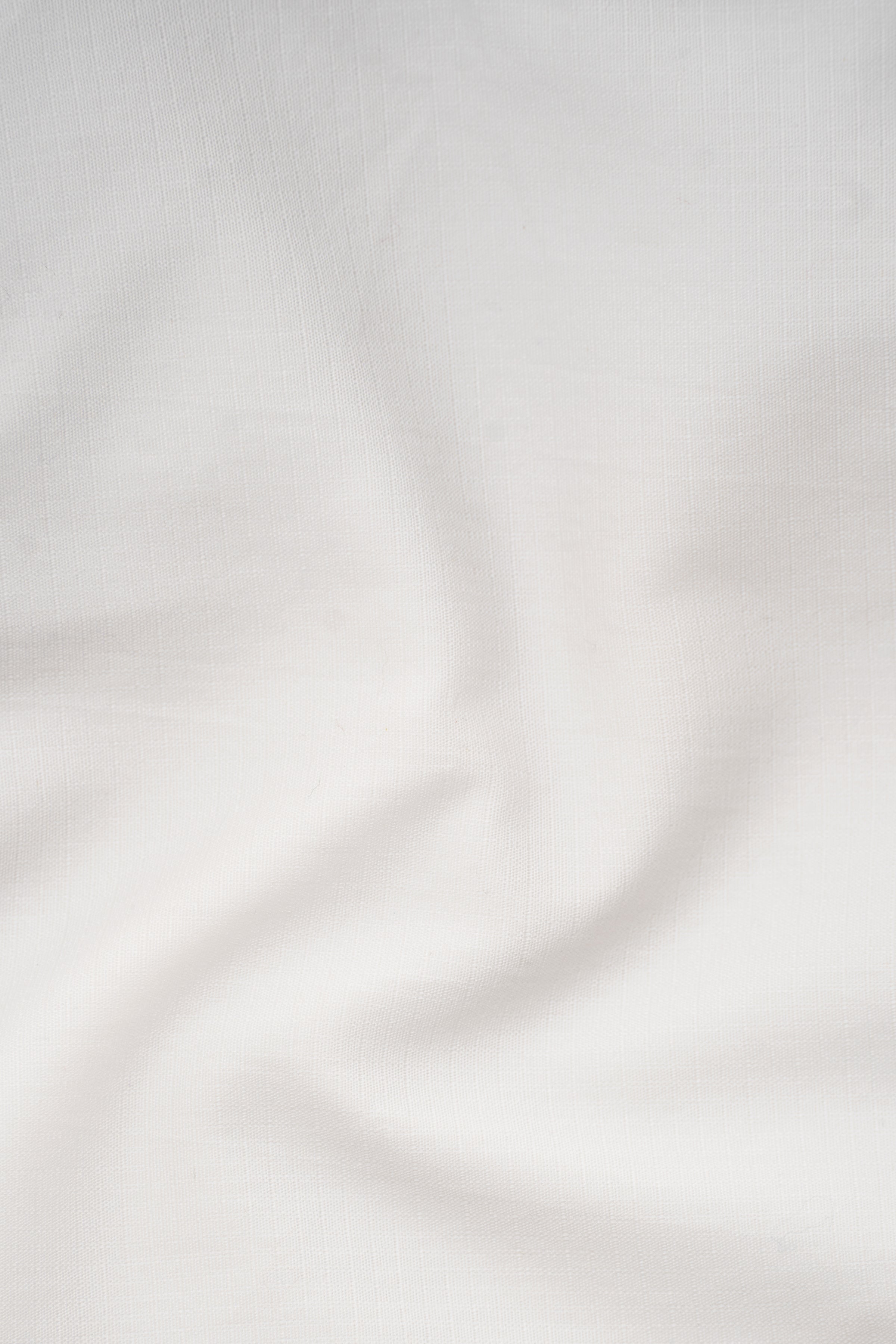 White shirt fabric close-up with subtle woven texture