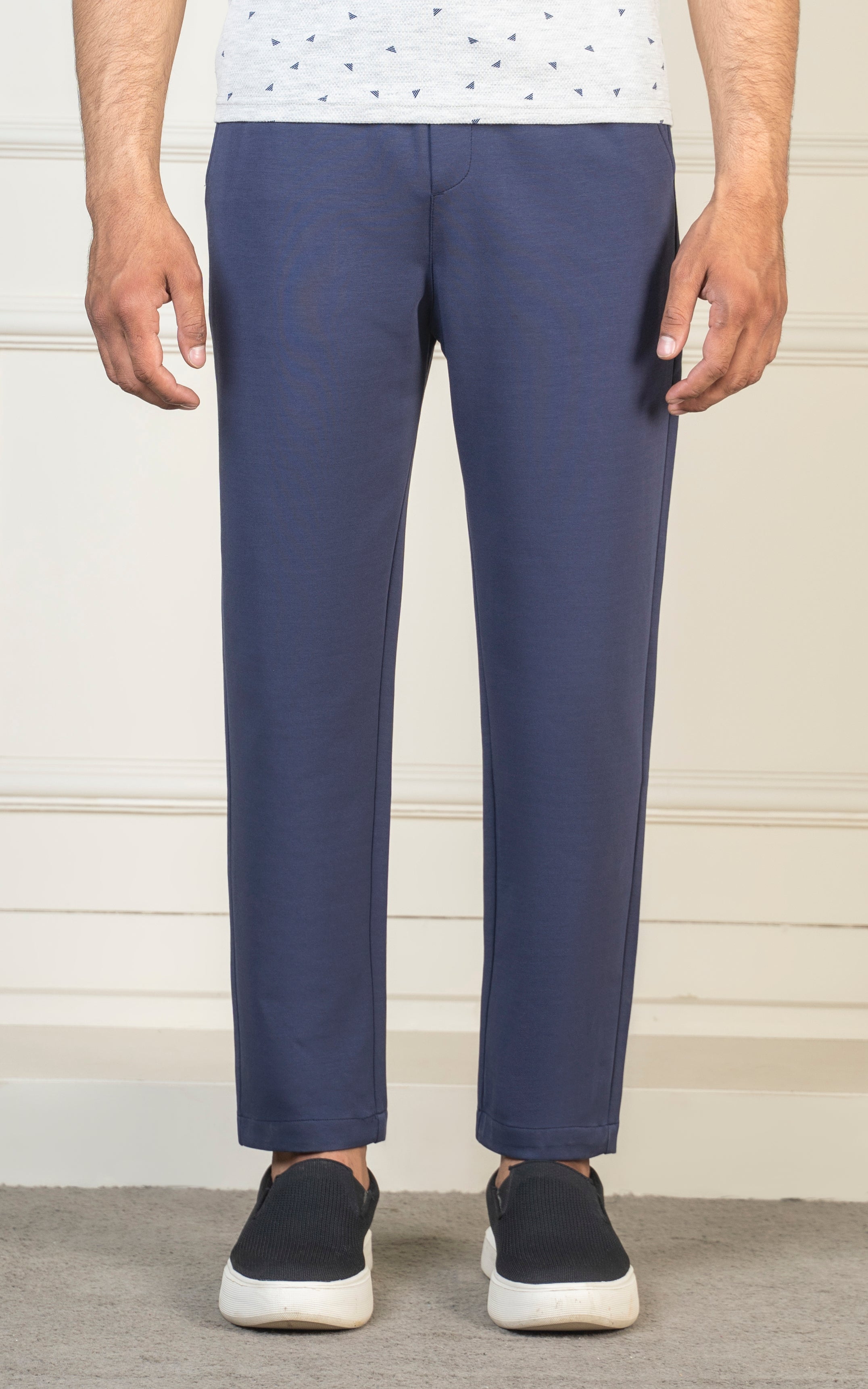 SMART FIT CASUAL TROUSER NAVY