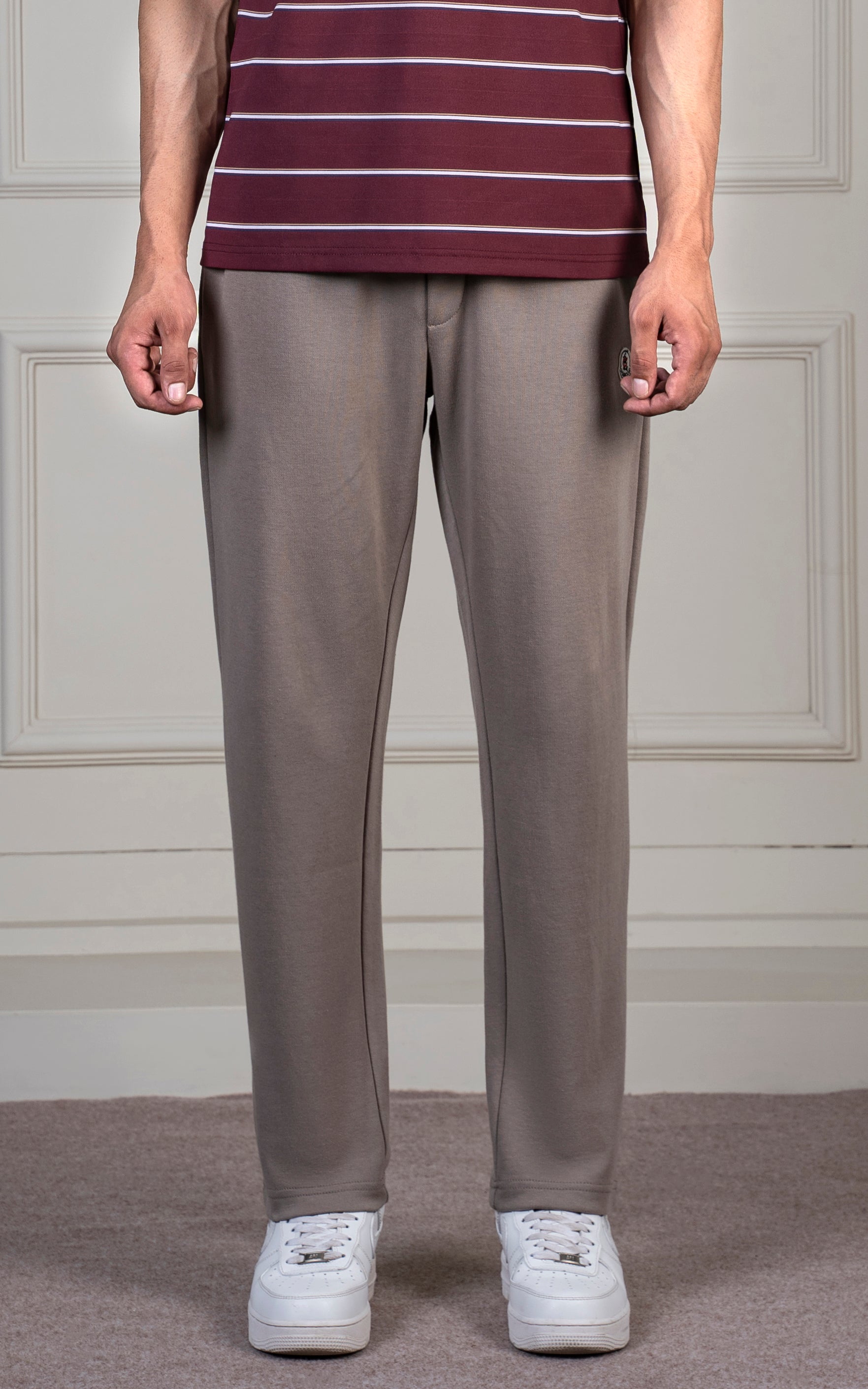 SMART FIT INTERLOCK JOGGER TROUSER KHAKI
