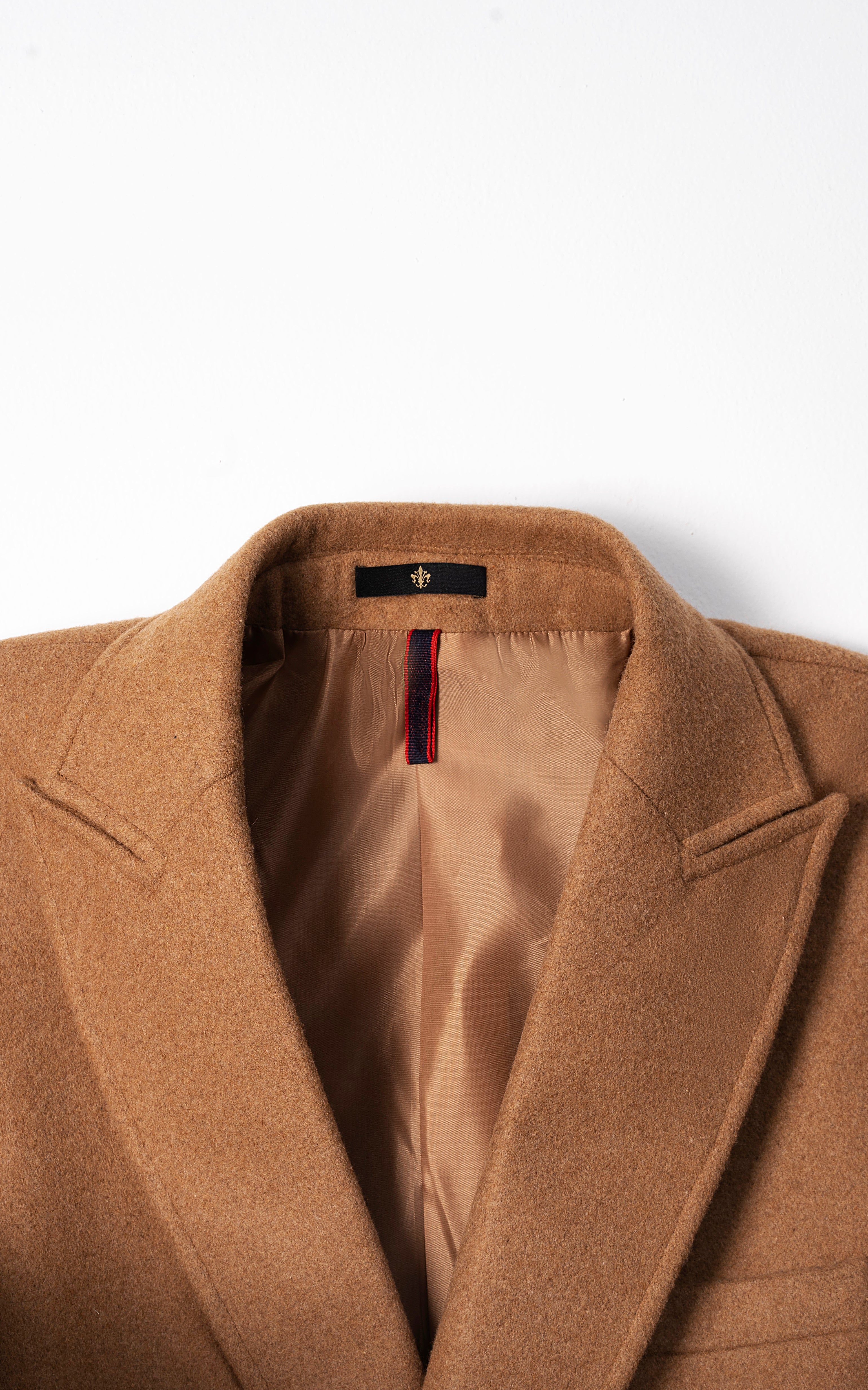 DOUBLE BREASTED LONG COAT MUSTARD