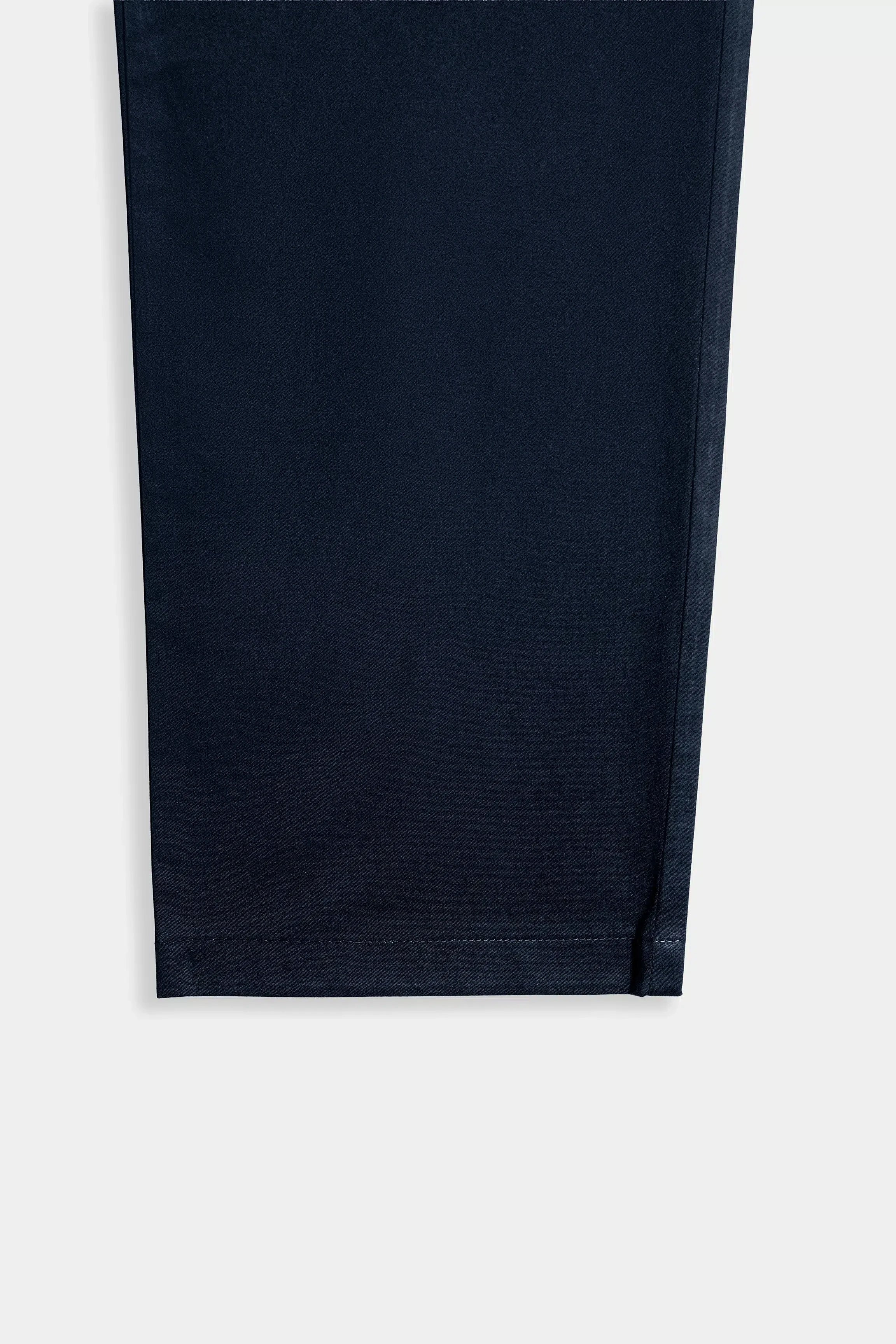 STRAIGHT FIT CASUAL TROUSER NAVY