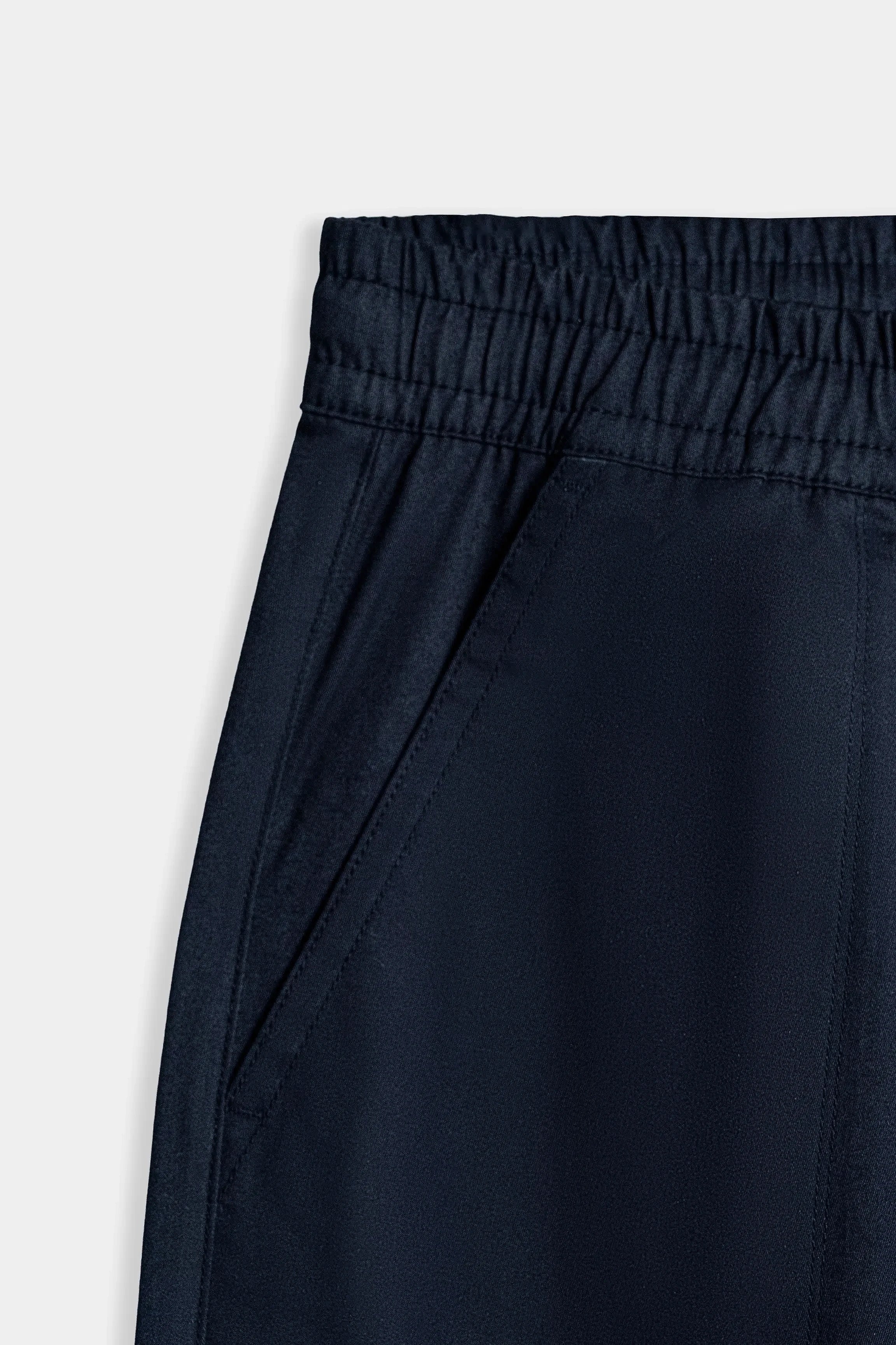 STRAIGHT FIT CASUAL TROUSER NAVY