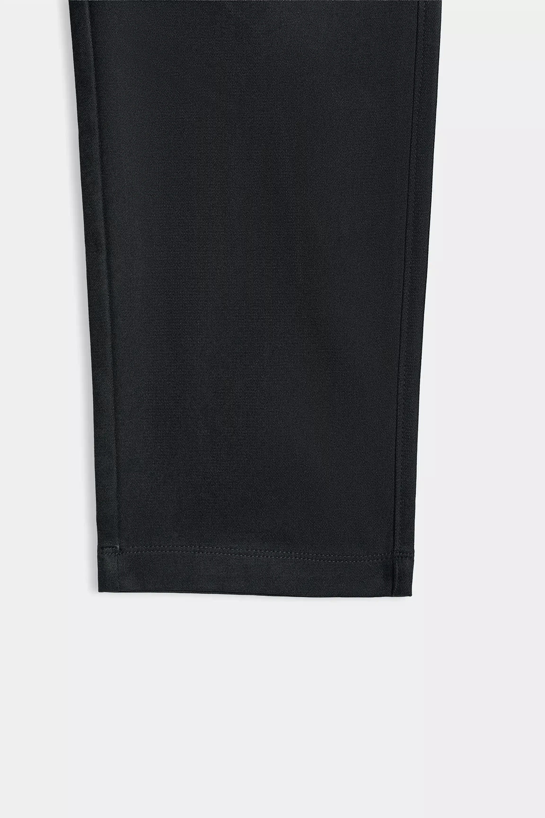 STRAIGHT FIT CROSS POCKET PANT BLACK