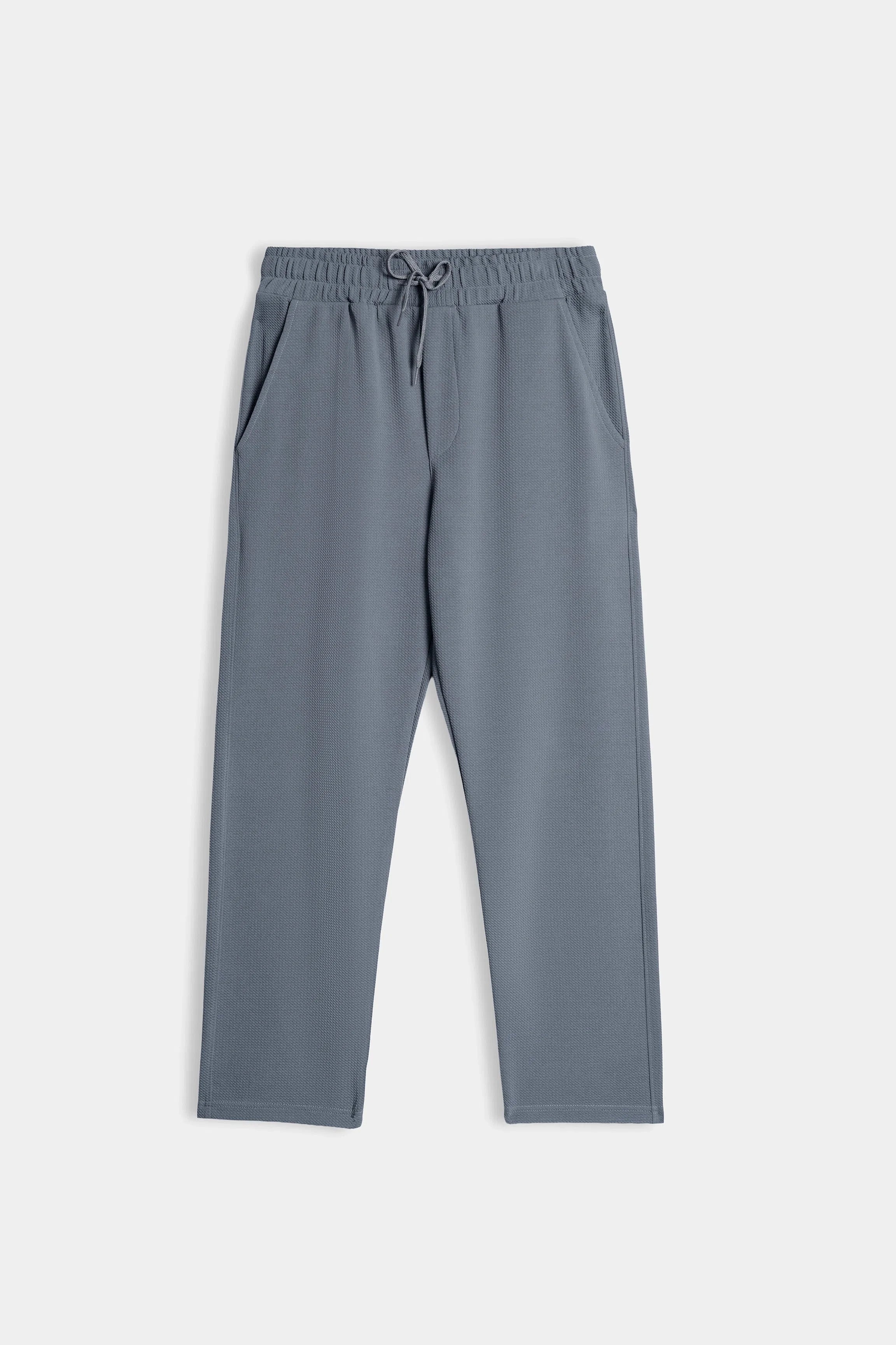 LOOSE FIT OPEN BOTTOM TROUSER GREY
