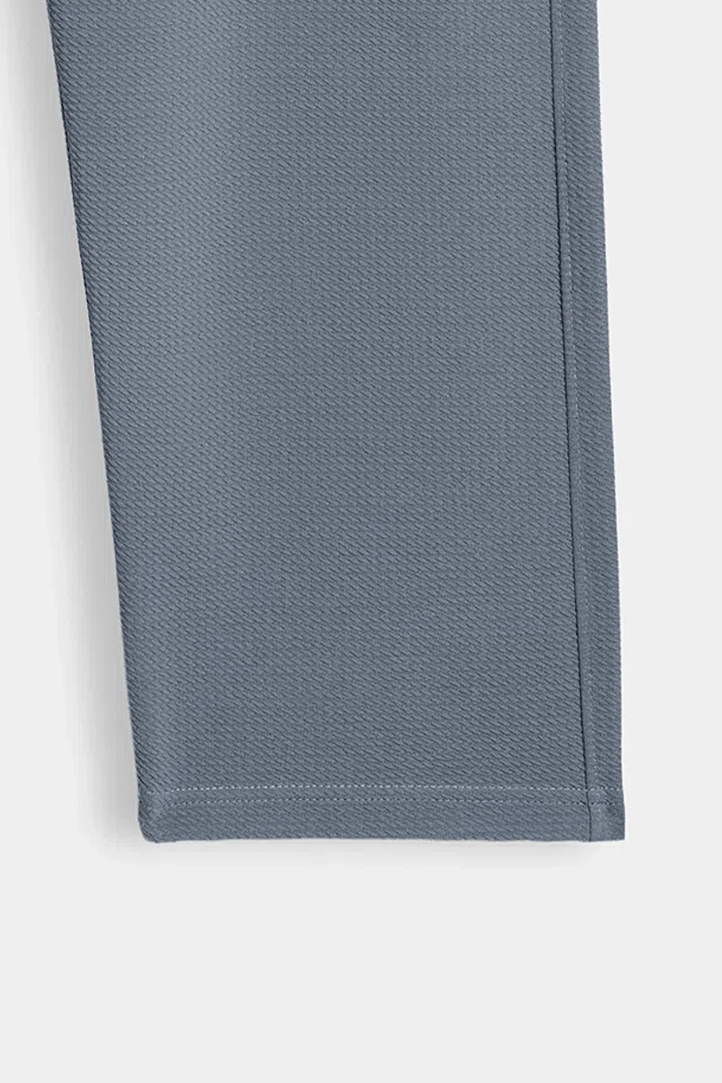 LOOSE FIT OPEN BOTTOM TROUSER GREY
