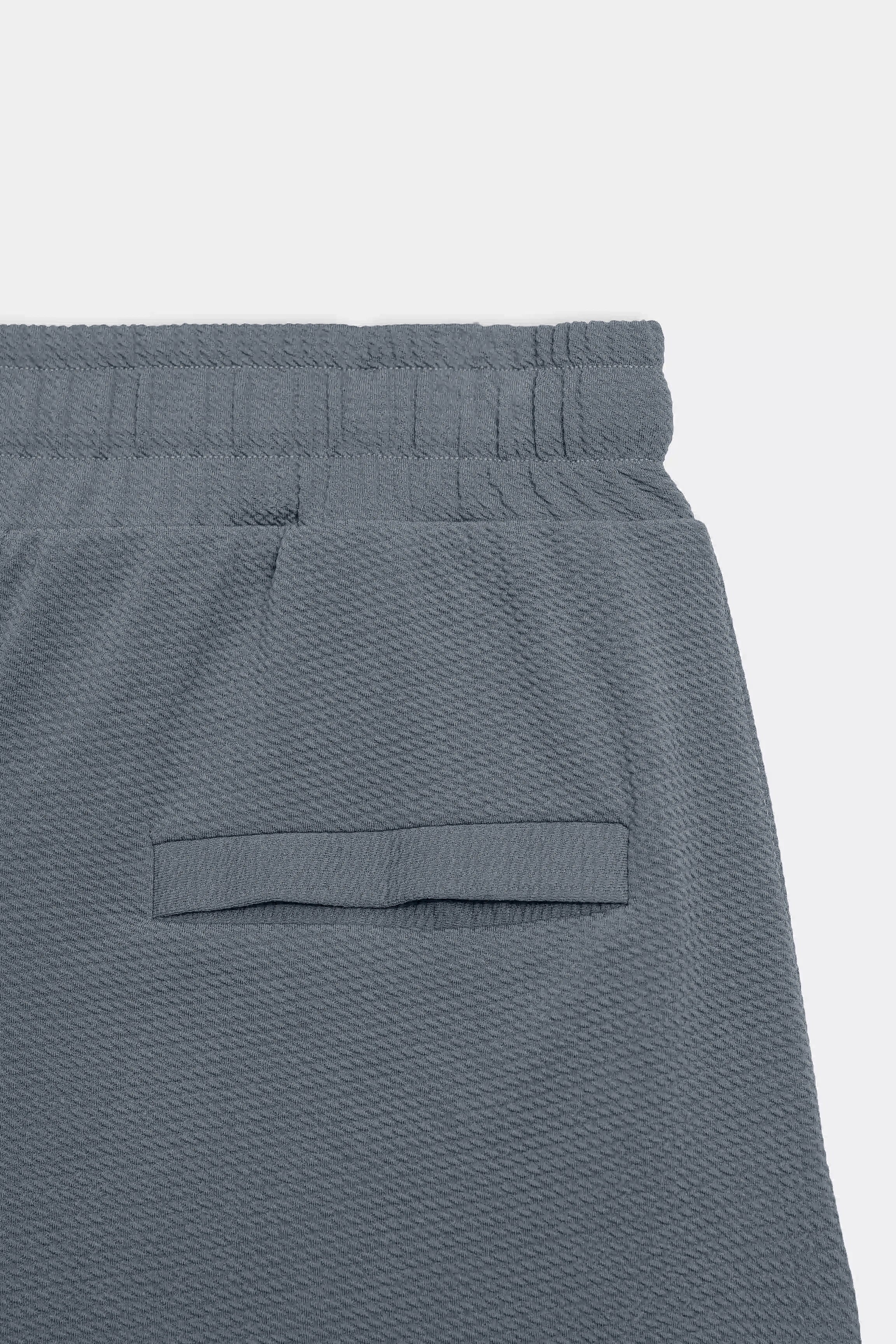 LOOSE FIT OPEN BOTTOM TROUSER GREY