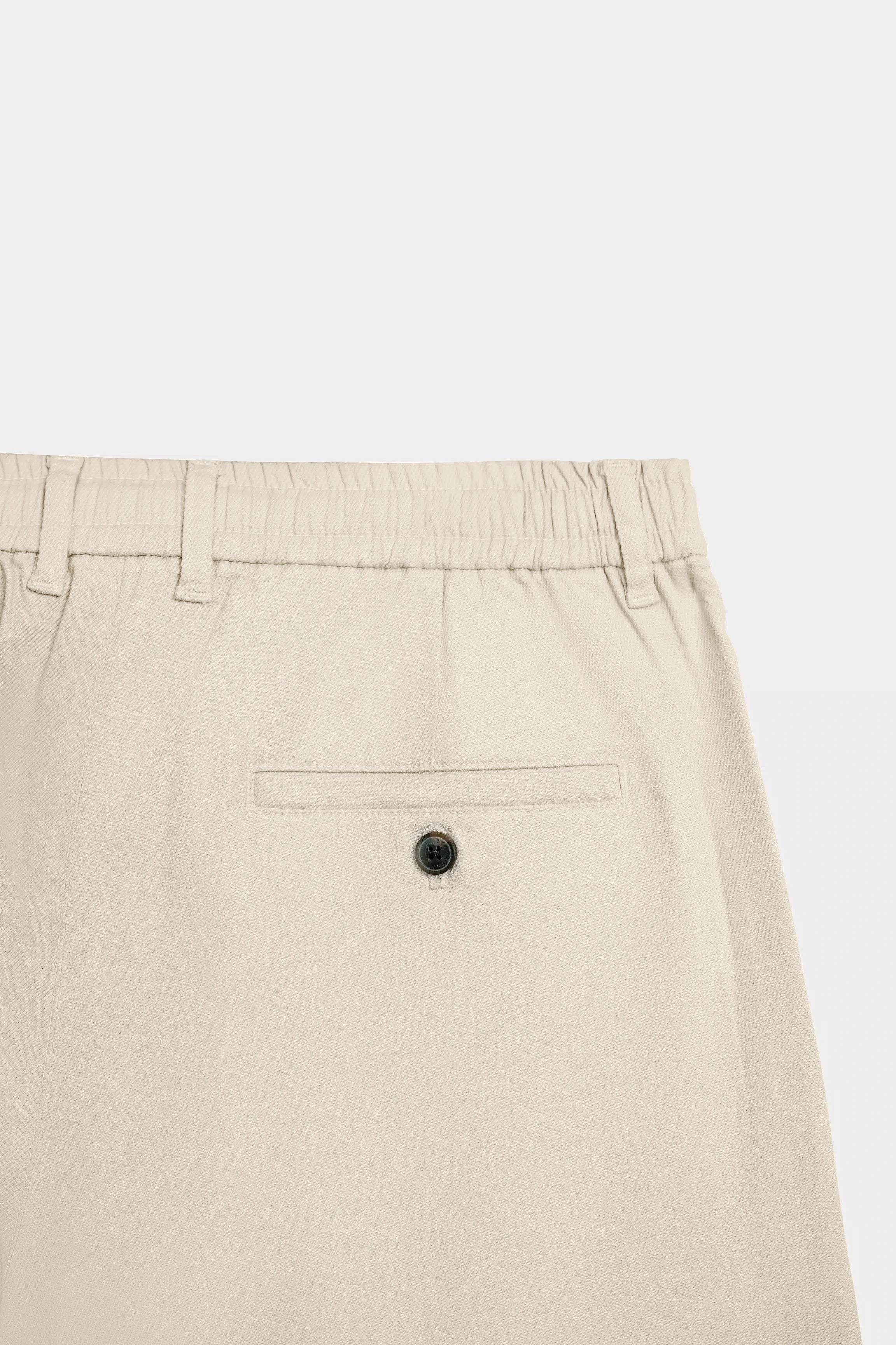 STRAIGHT FIT CASUAL TROUSER BEIGE