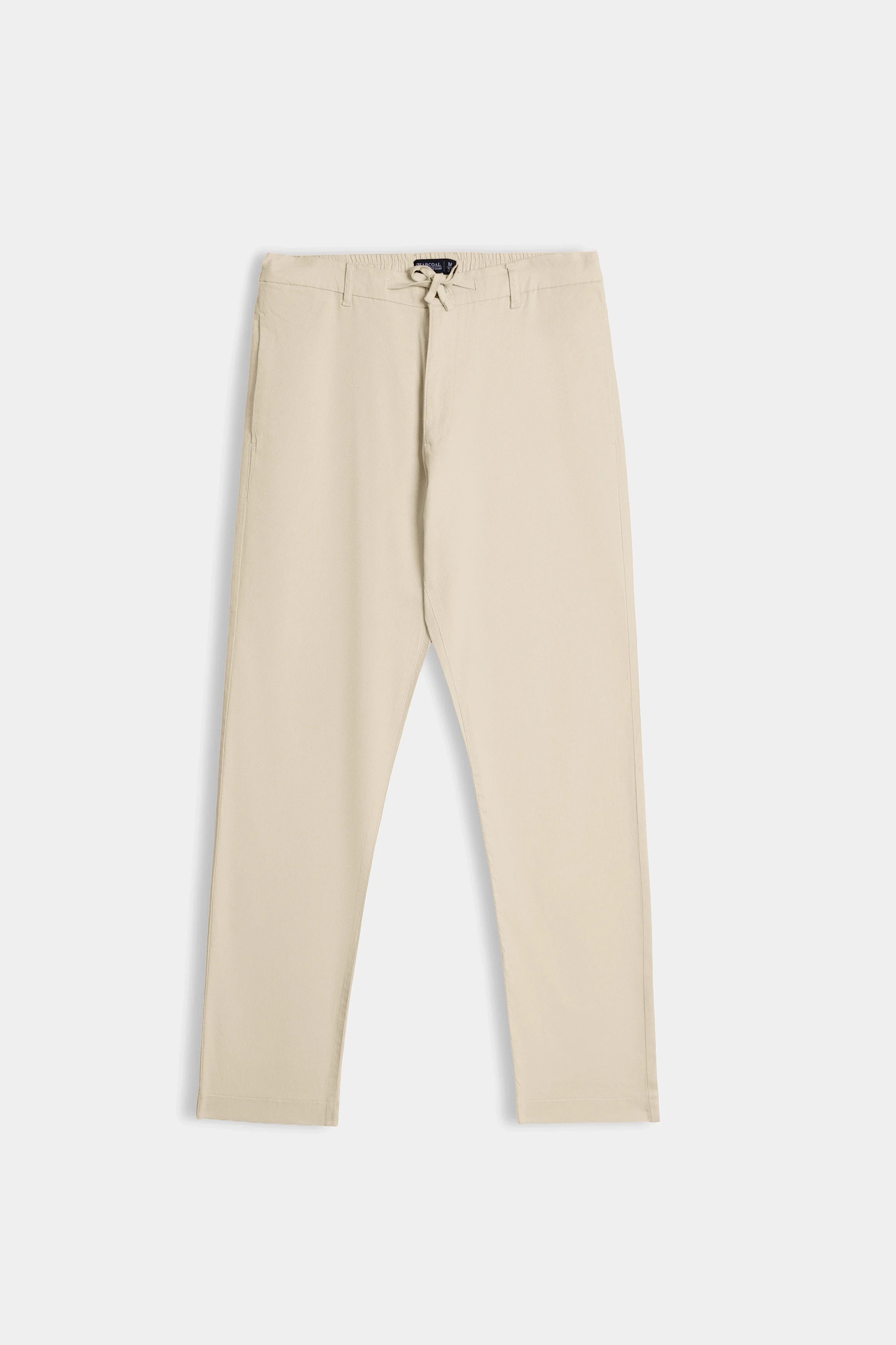 STRAIGHT FIT CASUAL TROUSER BEIGE