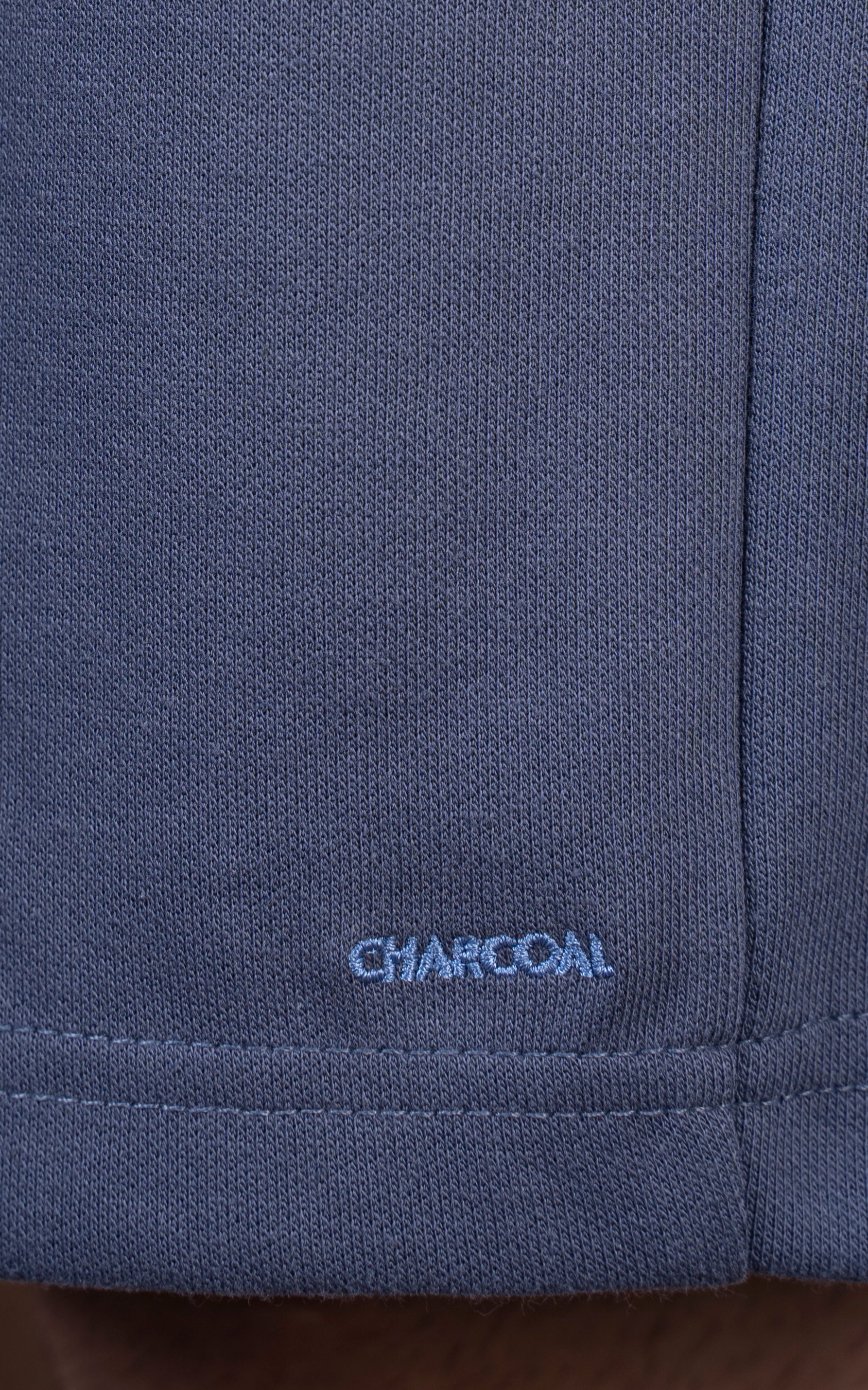 REGULAR FIT INTERLOCK SHORT INDIGO