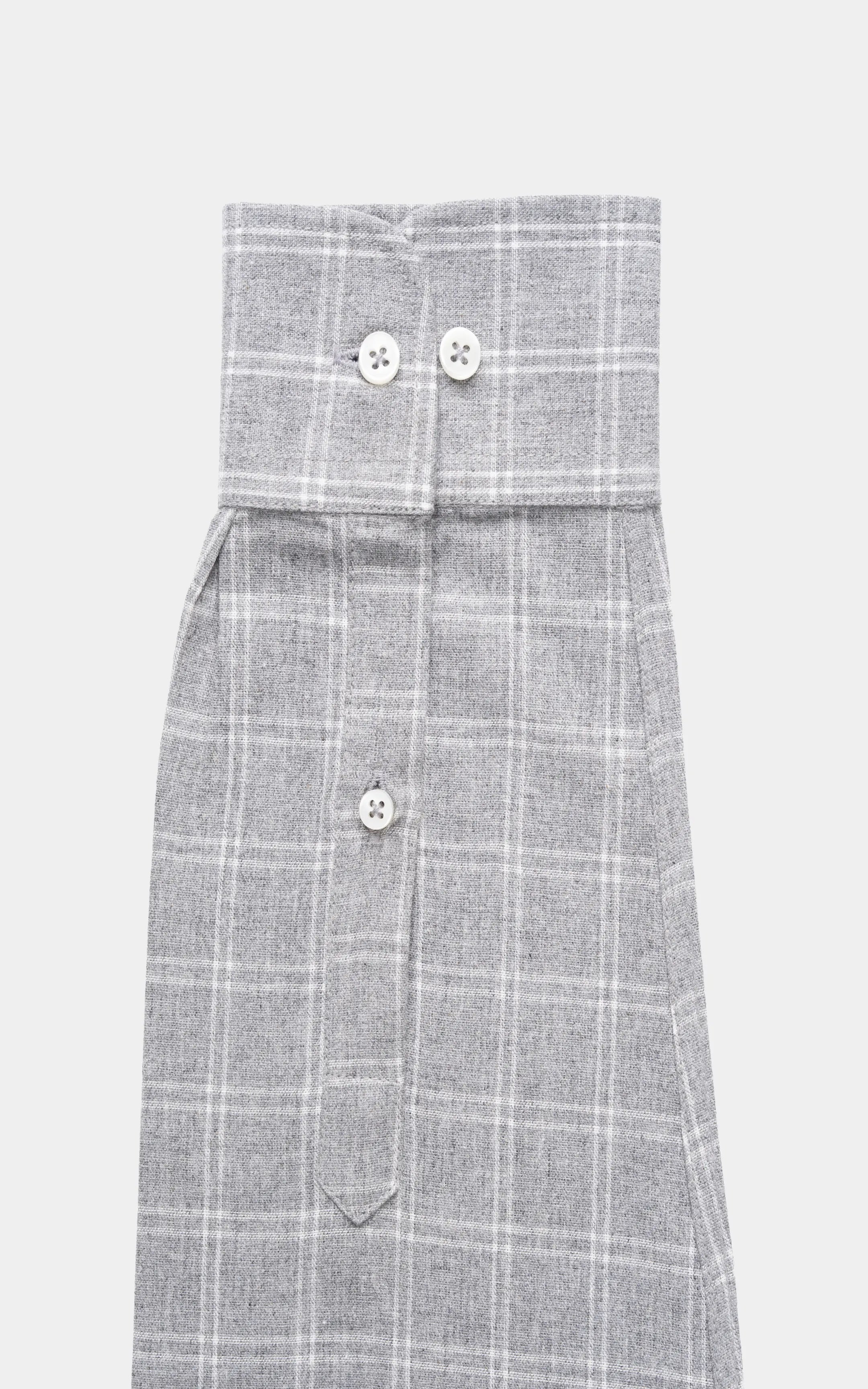 SMART FIT CHECKERED SHIRT LIGHT GREY CHECK