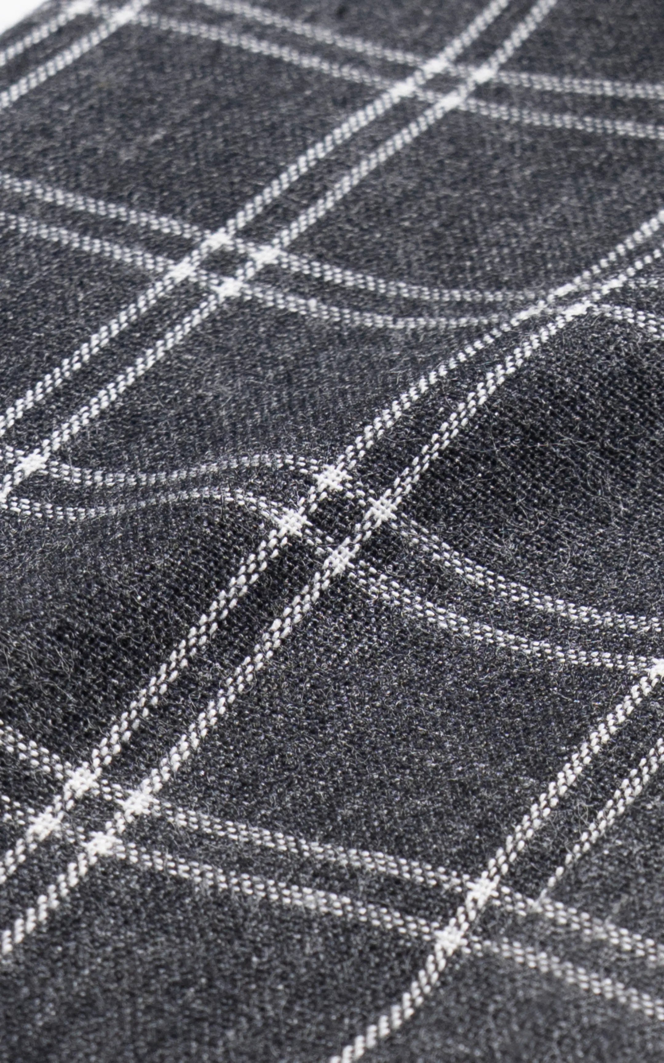 SMART FIT CHECKERED SHIRT CHARCOAL GREY CHECK
