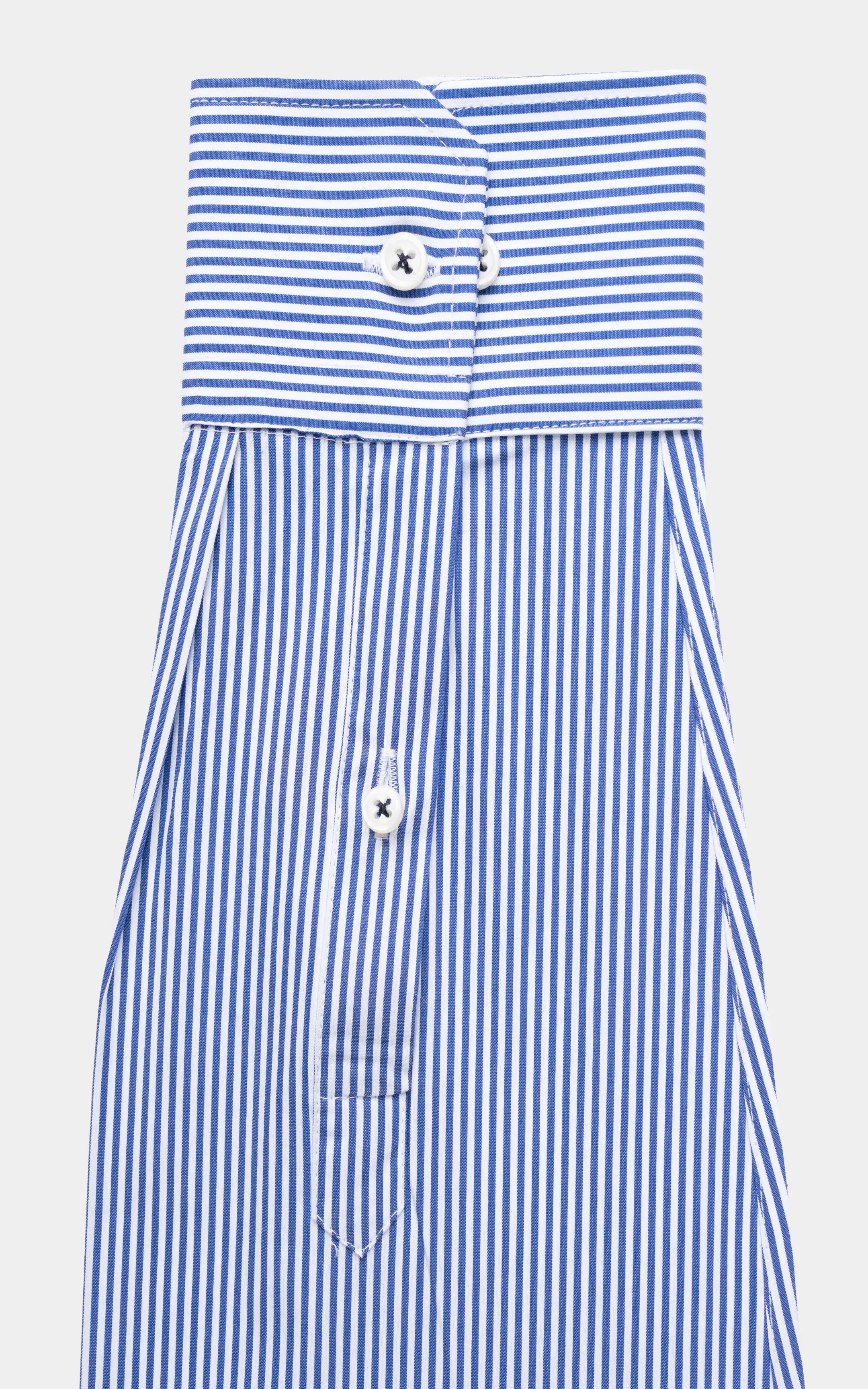 SMART FIT STRIPED SHIRT NAVY WHITE