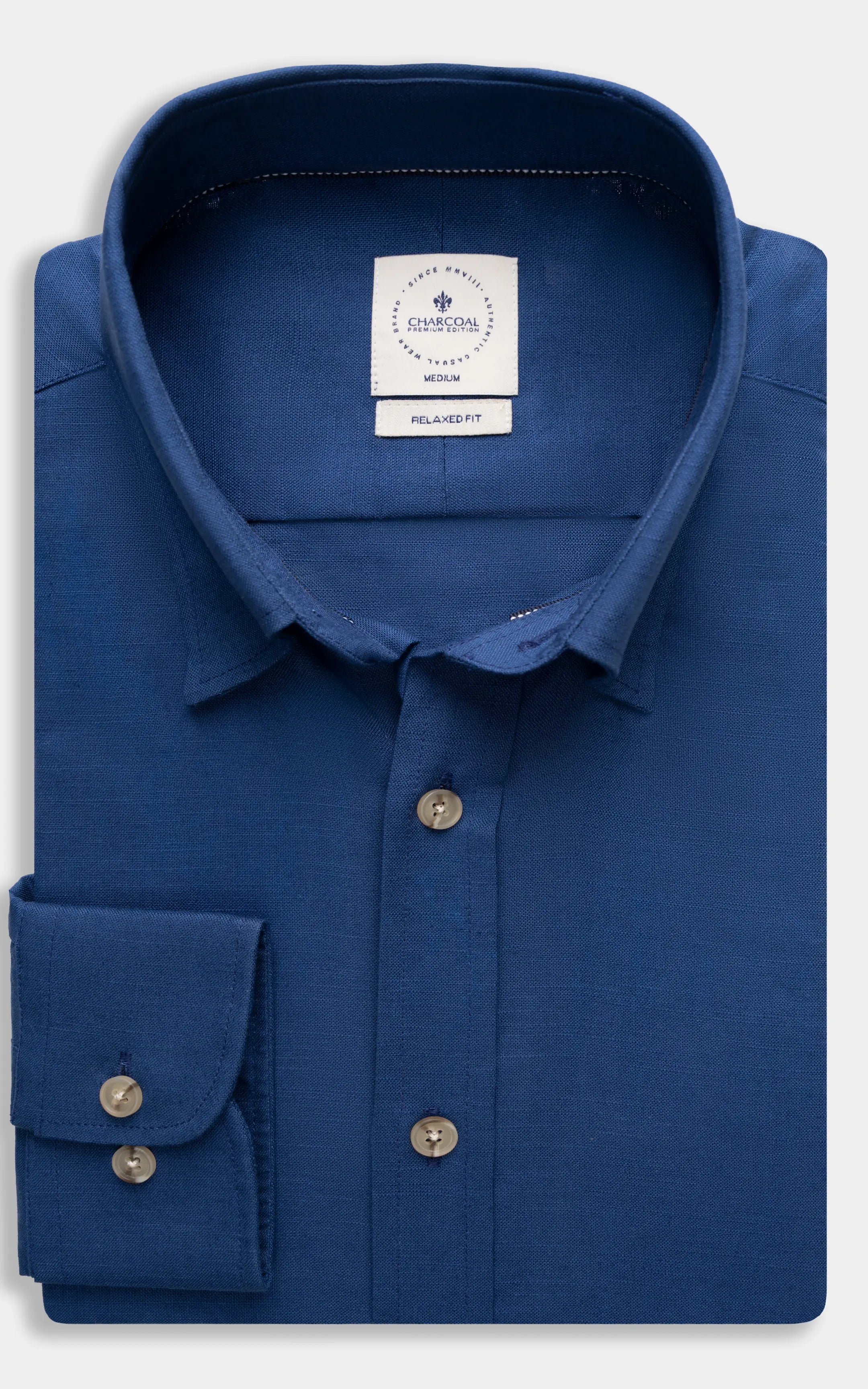 RELAXED FIT SHIRT INDIGO BLUE