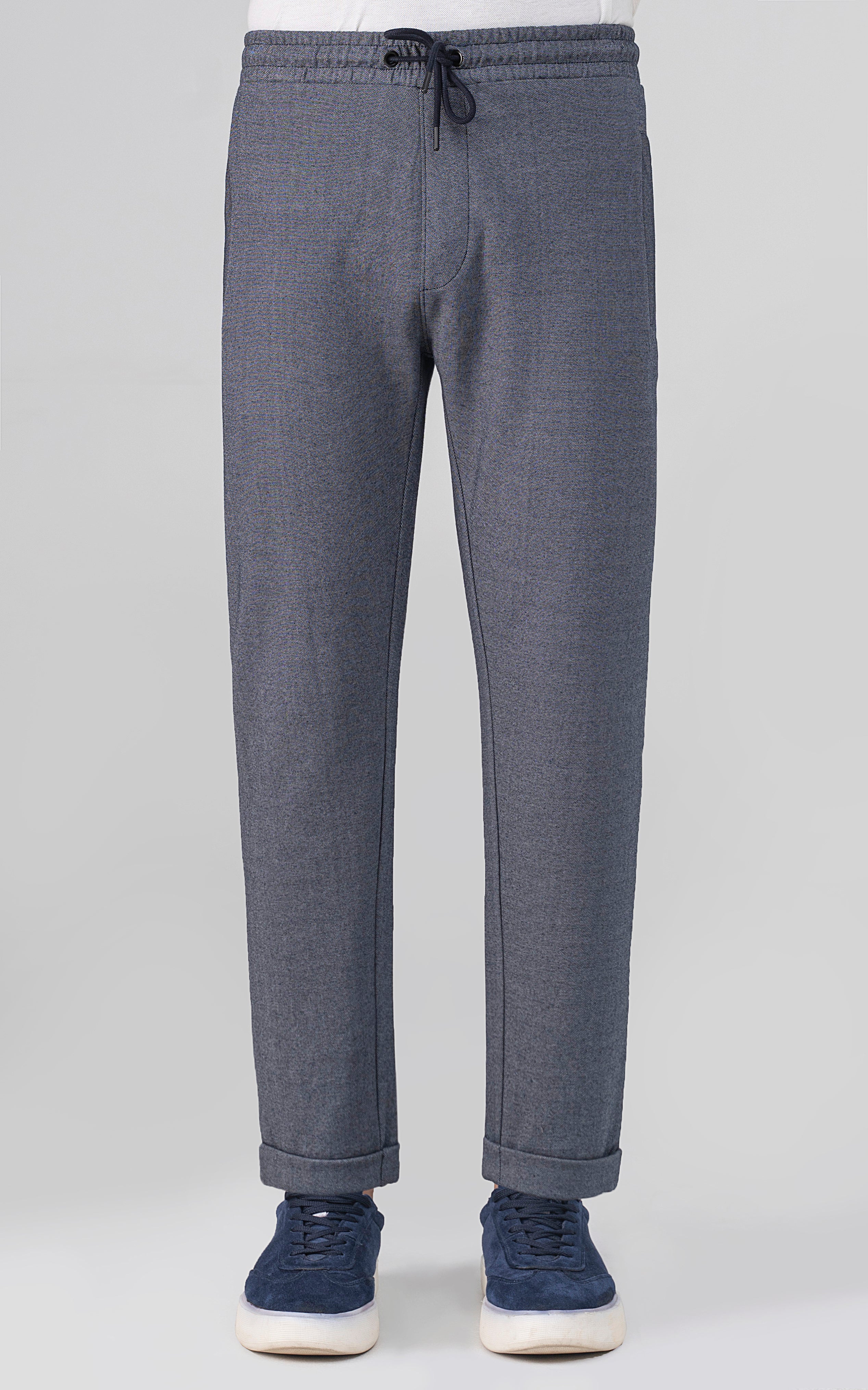 REGULAR FIT INTERLOCK JOGGER TROUSER NAVY