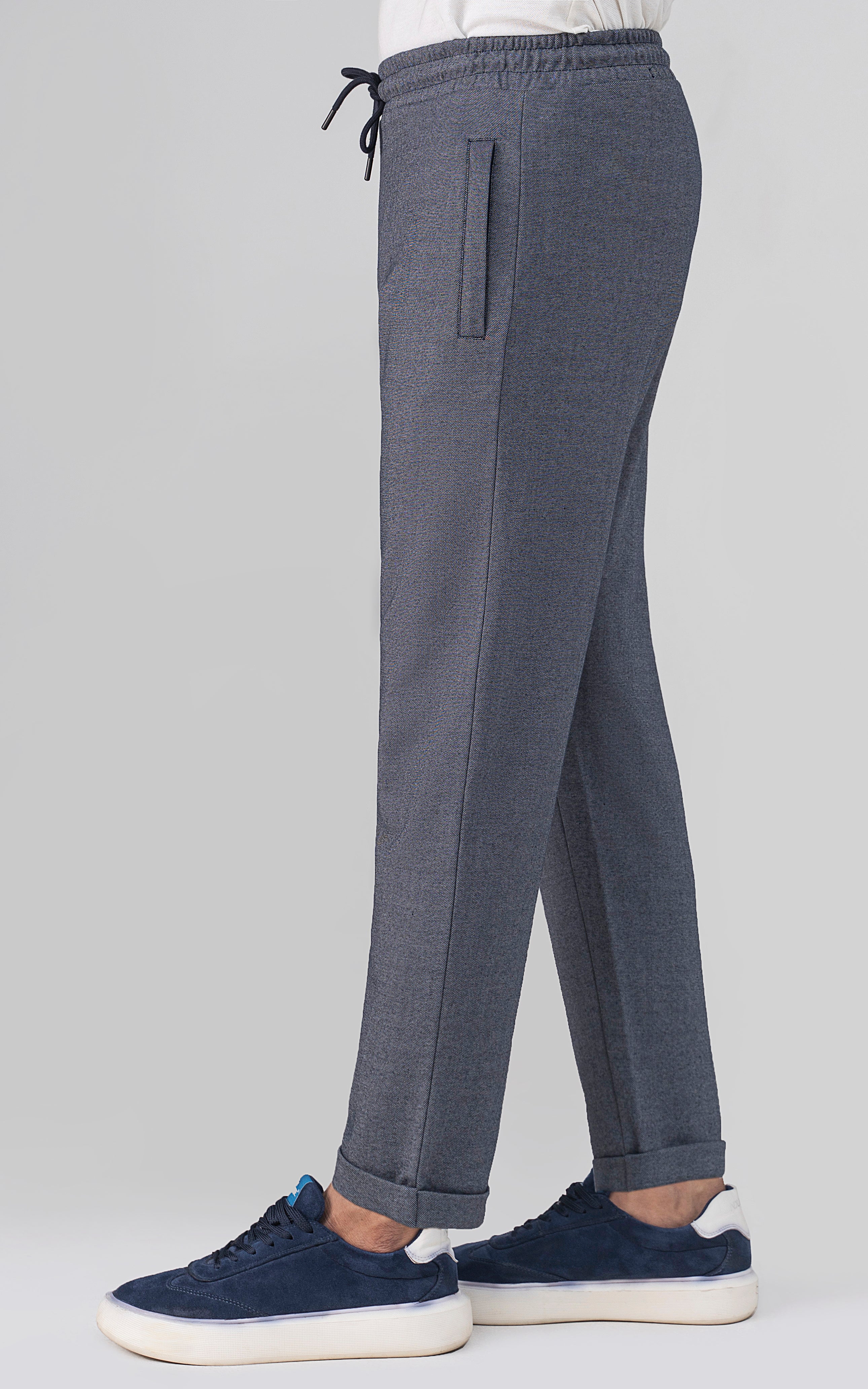 REGULAR FIT INTERLOCK JOGGER TROUSER NAVY