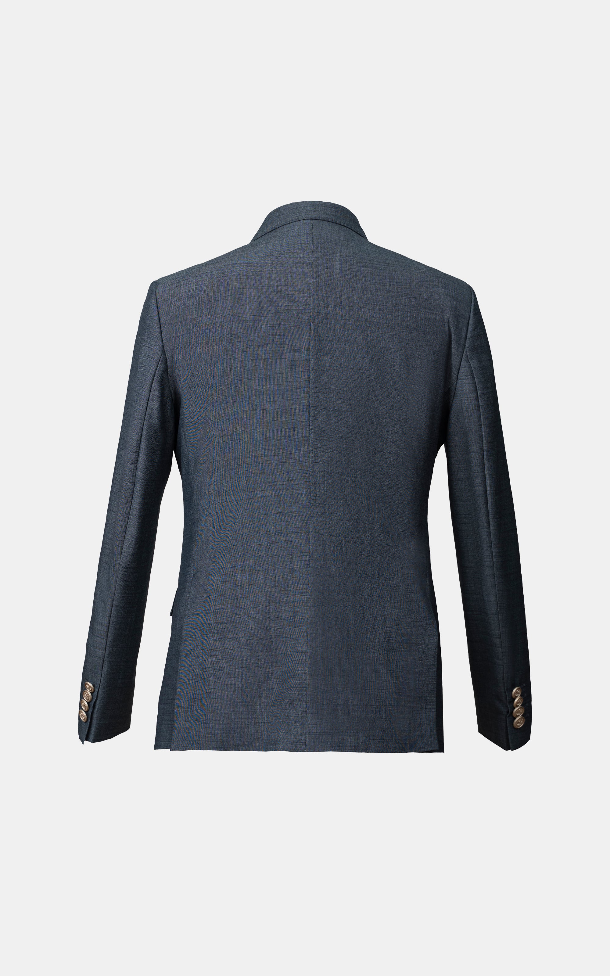 CASUAL COAT DOUBLE BREASTED DARK GREY