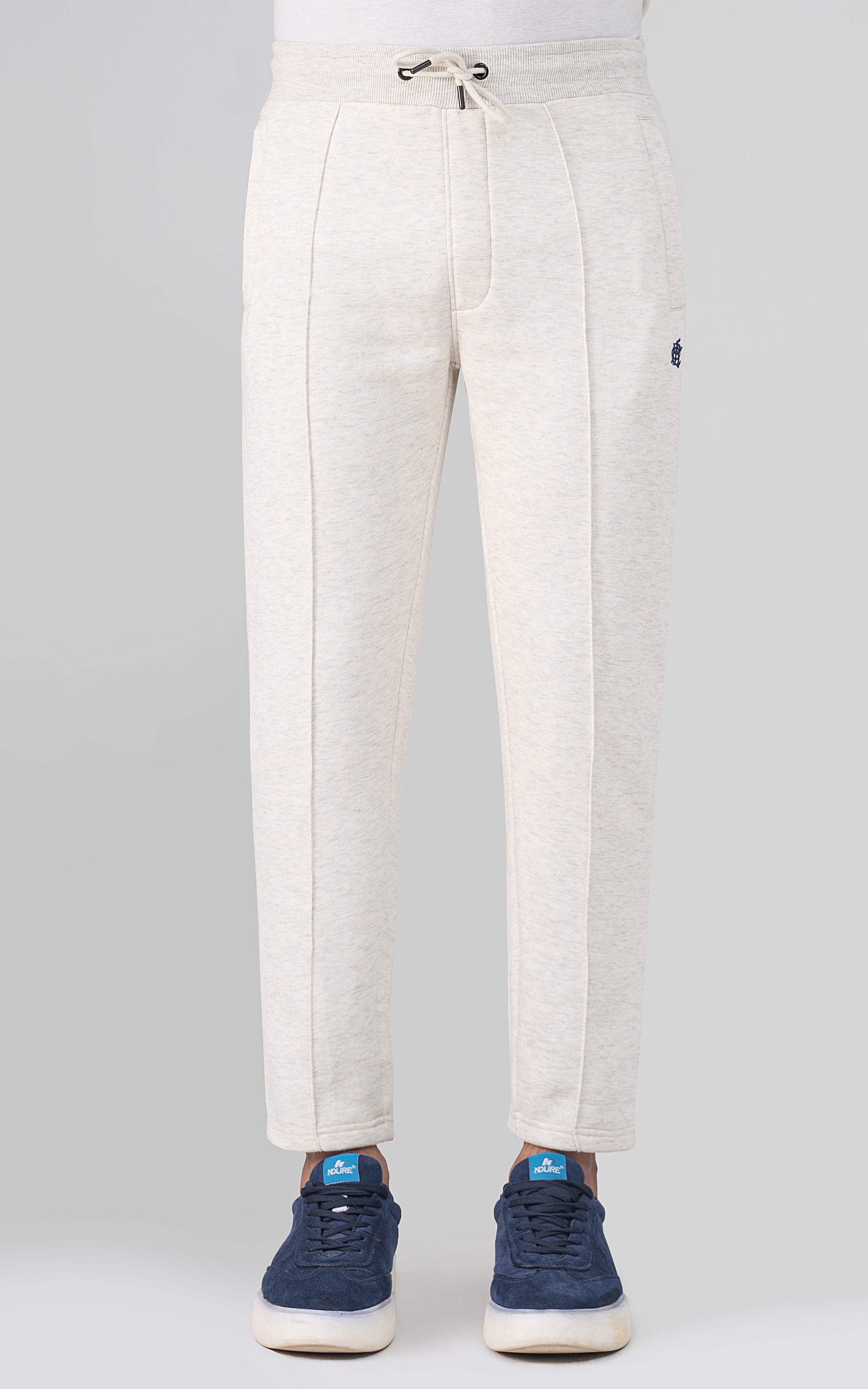 REGULAR FLEECE JOGGER TROUSER OATMEAL