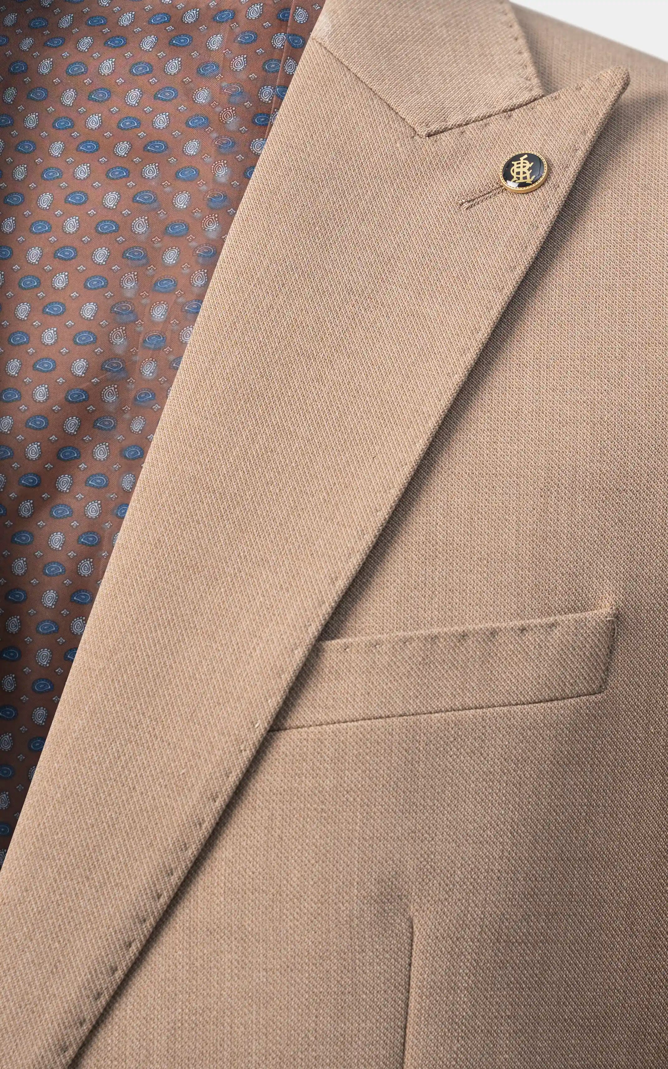 Men's Formal Blazer Khaki