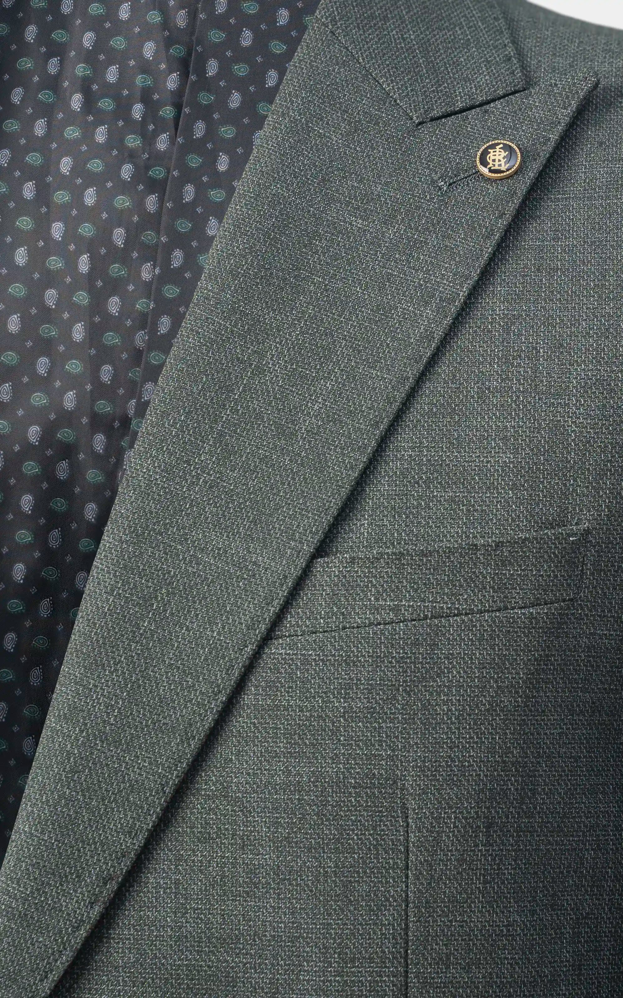 Men's Formal Blazer Green