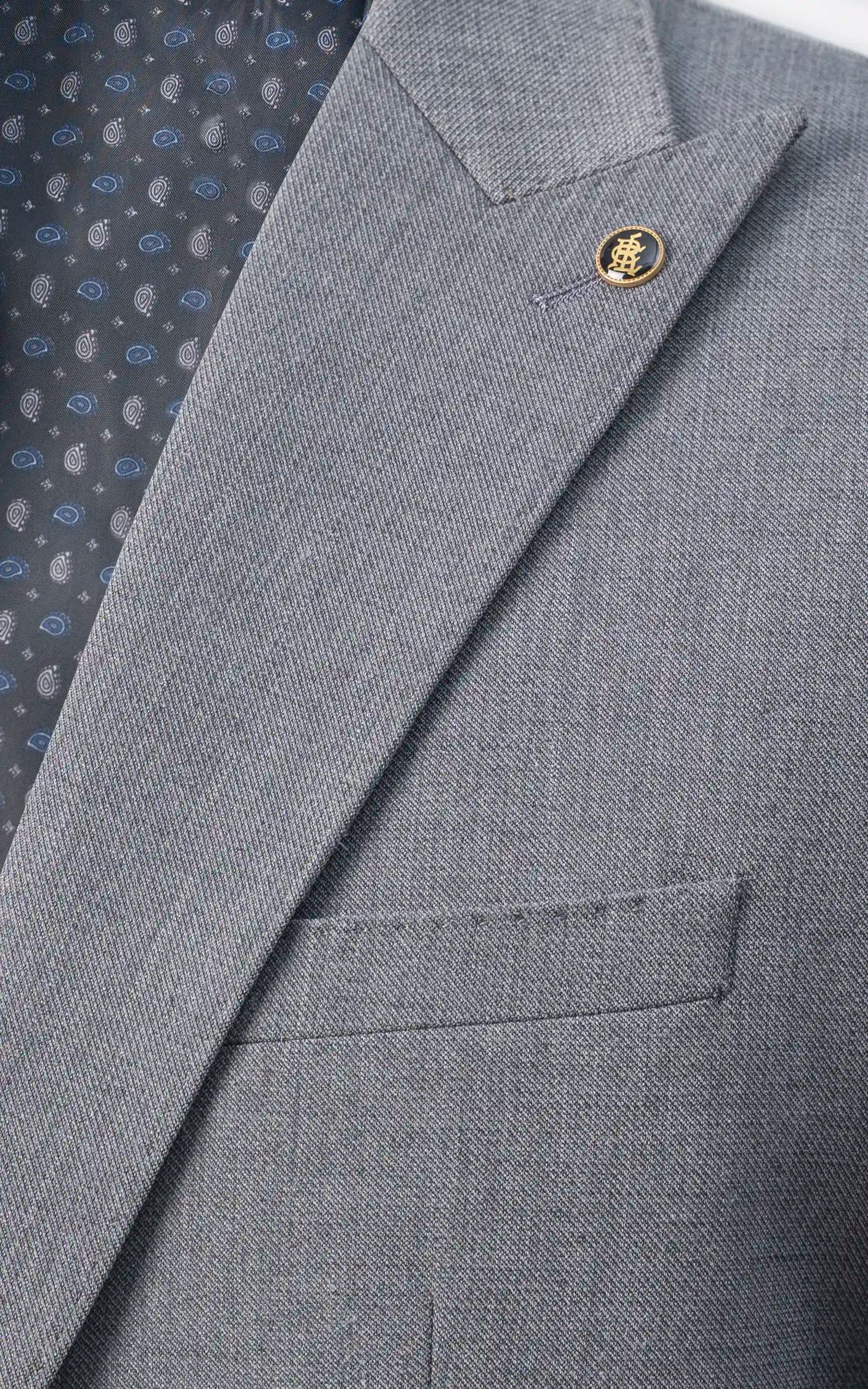 Men's Formal Blazer Grey