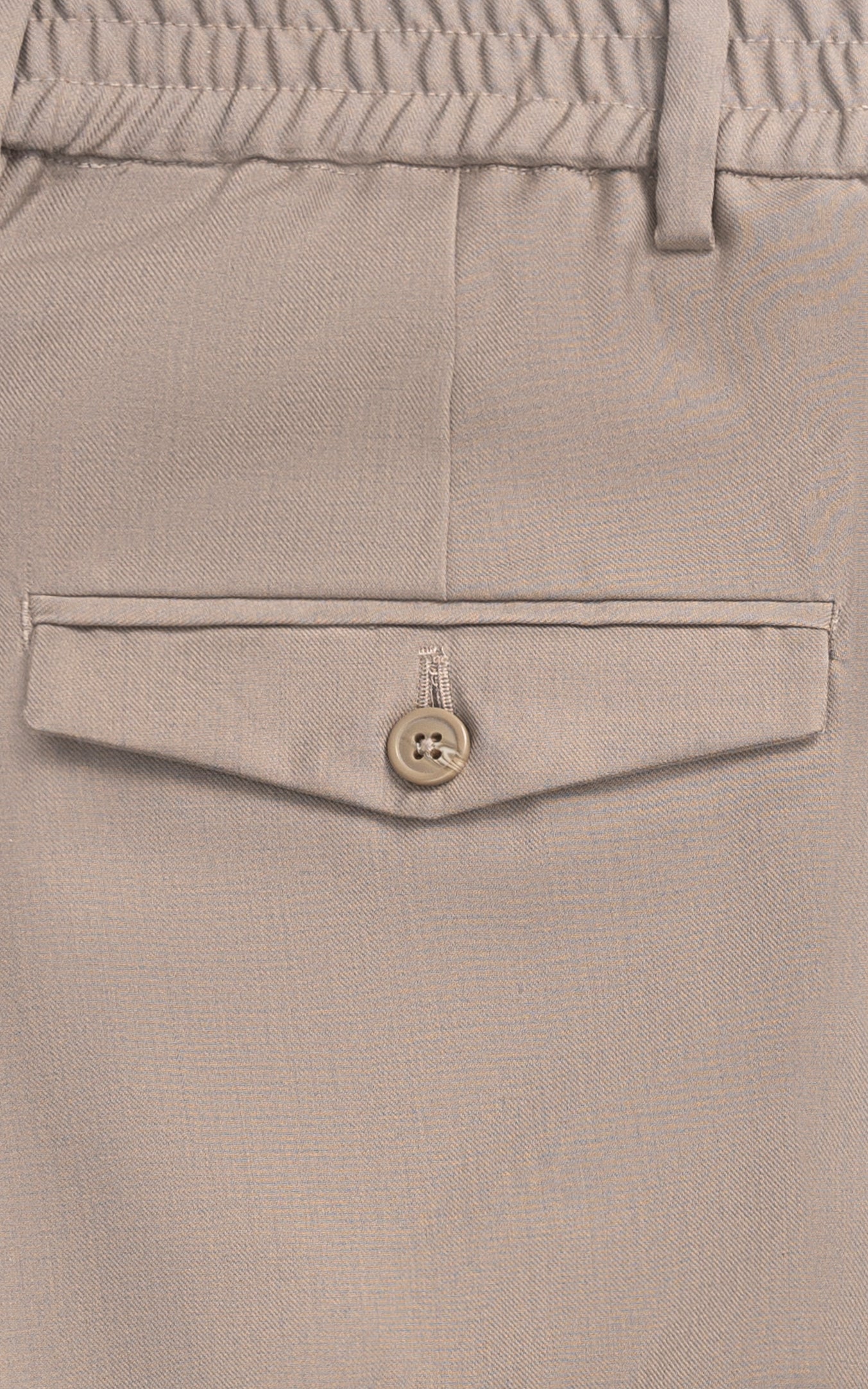 Elasticated pleated pant Light Brown