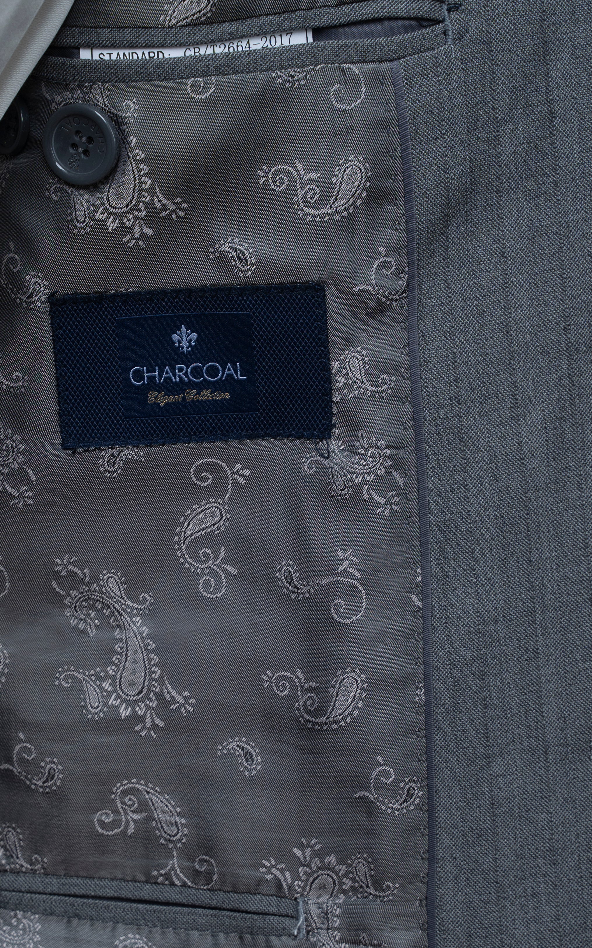 2 PIECE SUIT GREY