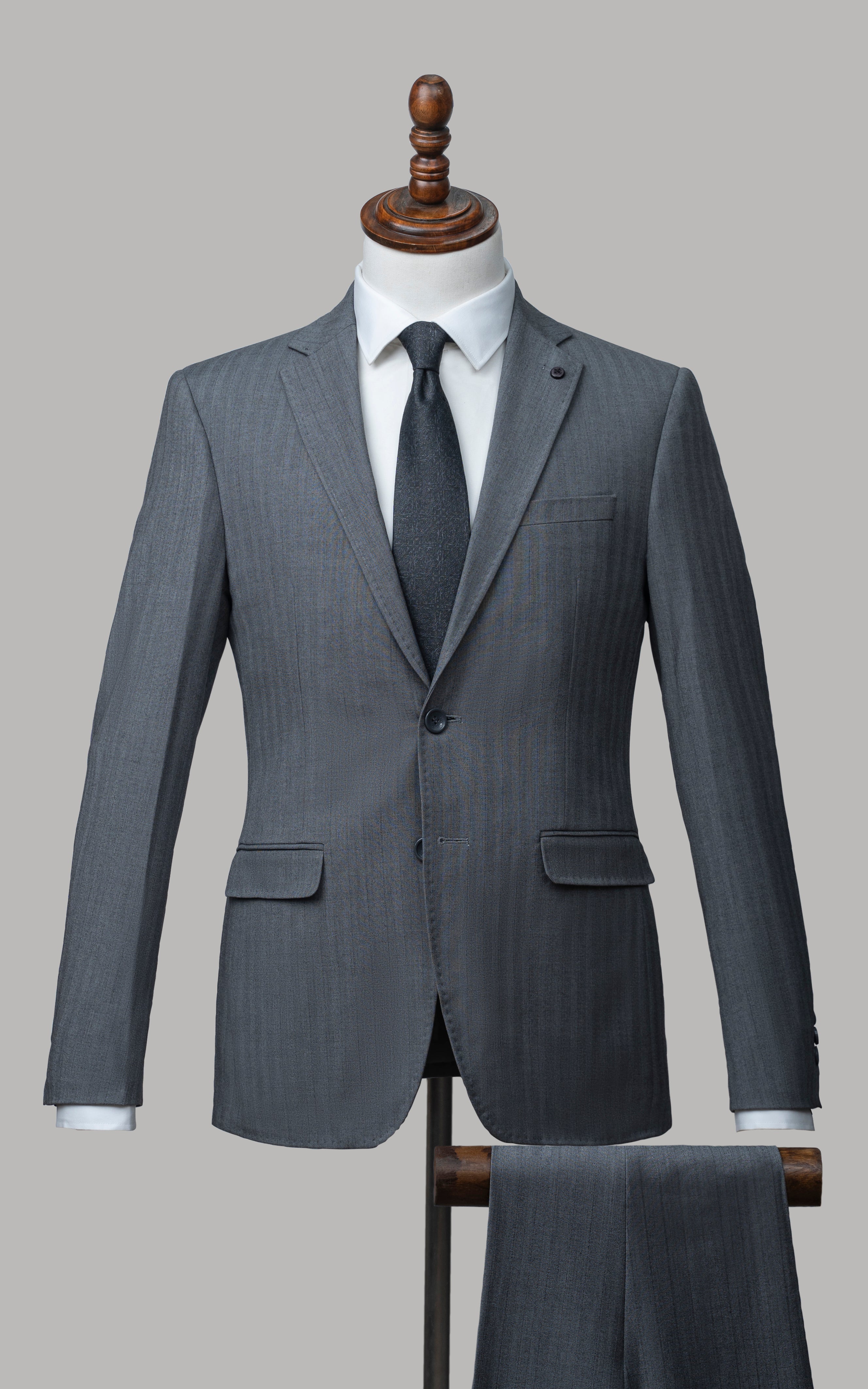 2 PIECE SUIT GREY
