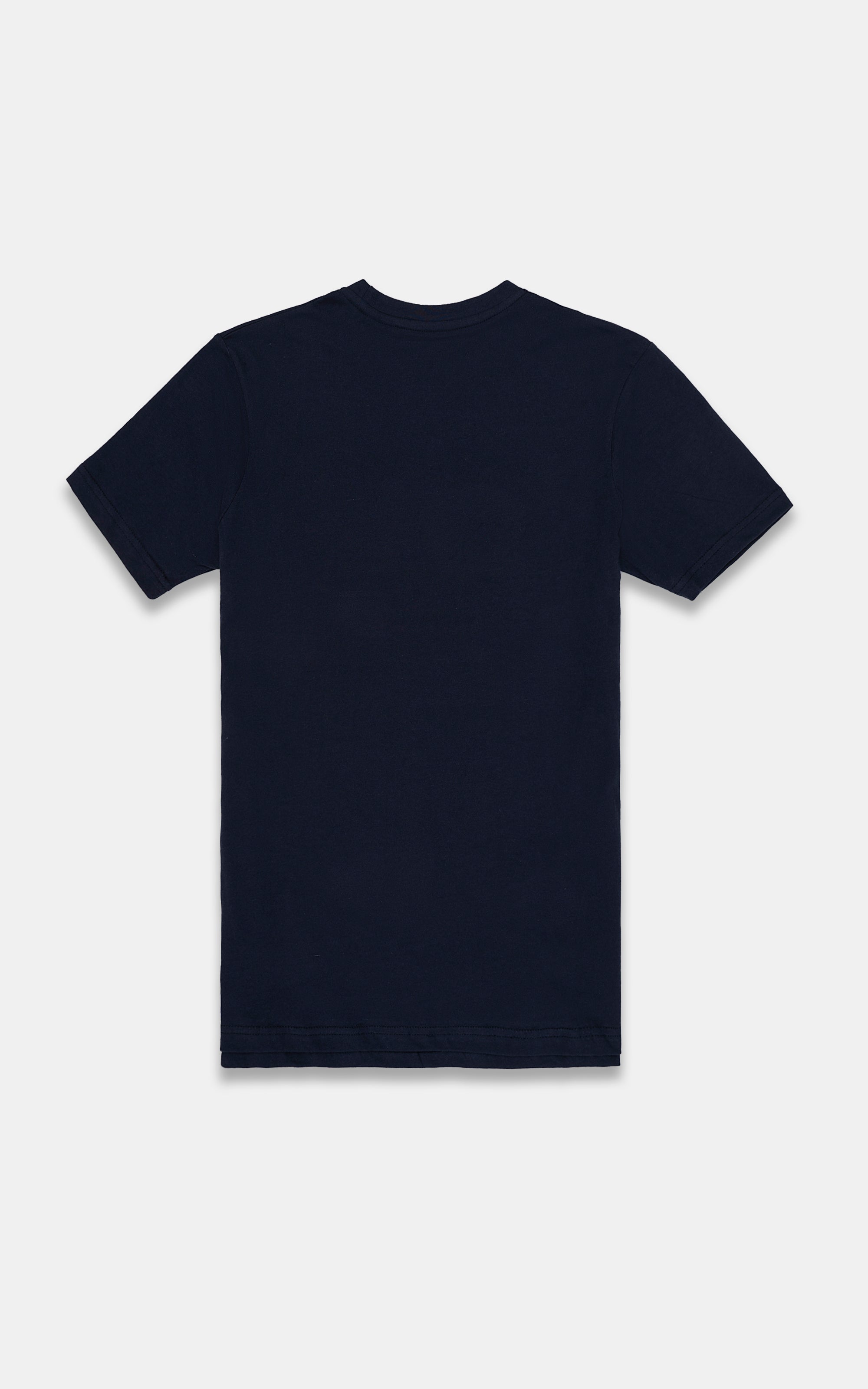 T SHIRT ROUND NECK NAVY