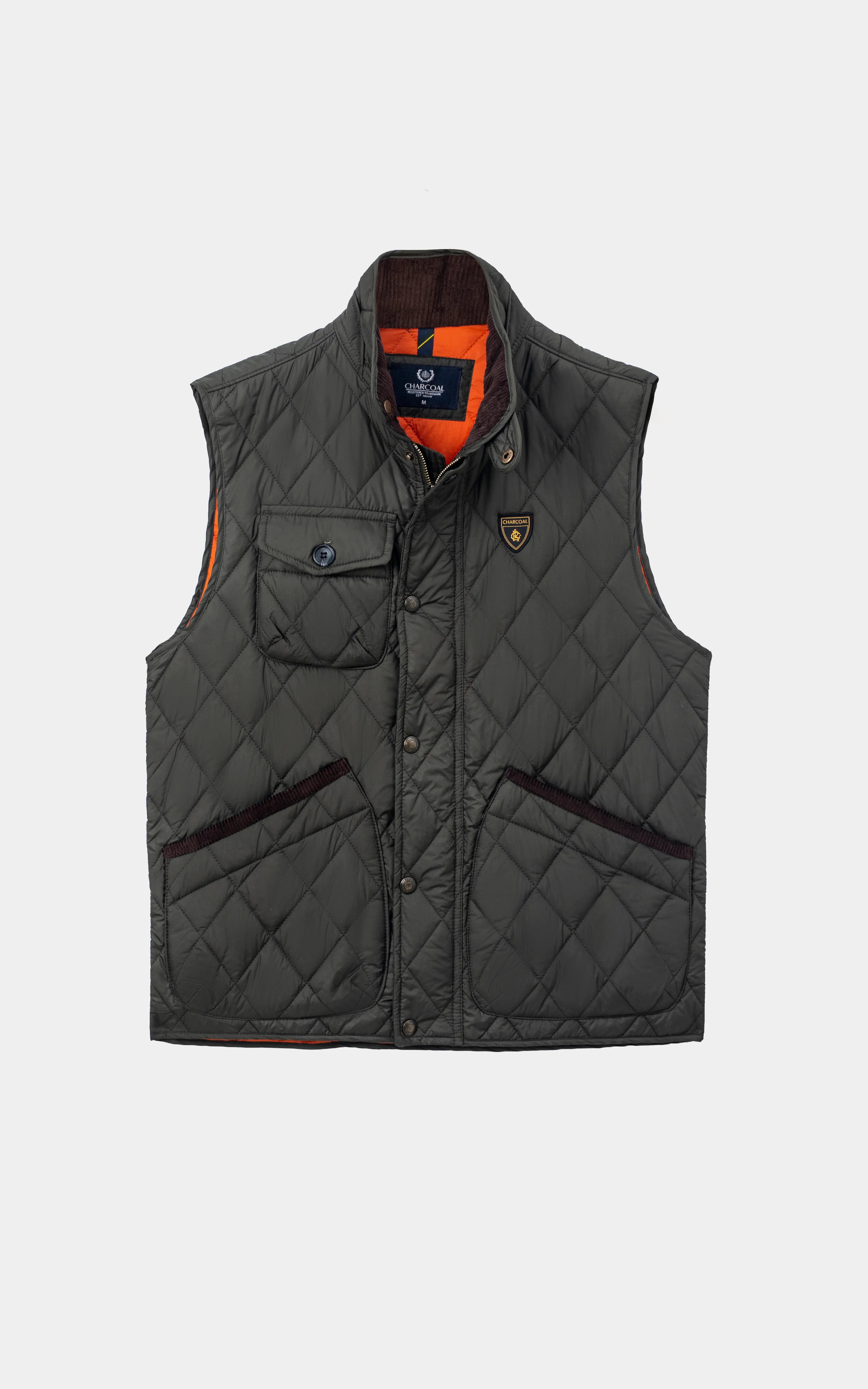 SMART FIT LIGHTWEIGHT SLEEVELESS JACKET OLIVE