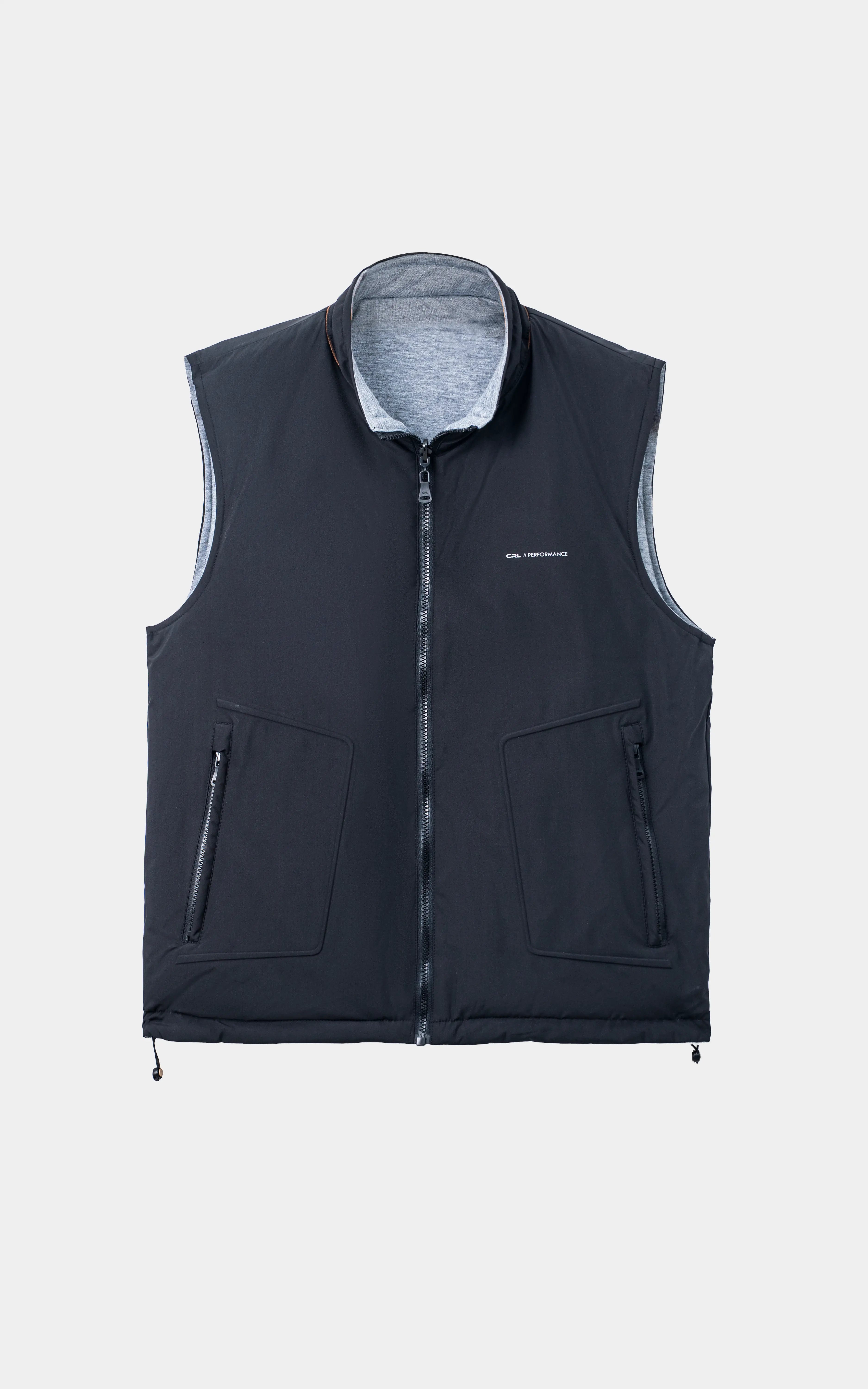 SMART FIT SLEEVELESS REVERSIBLE JACKET BLACK GREY