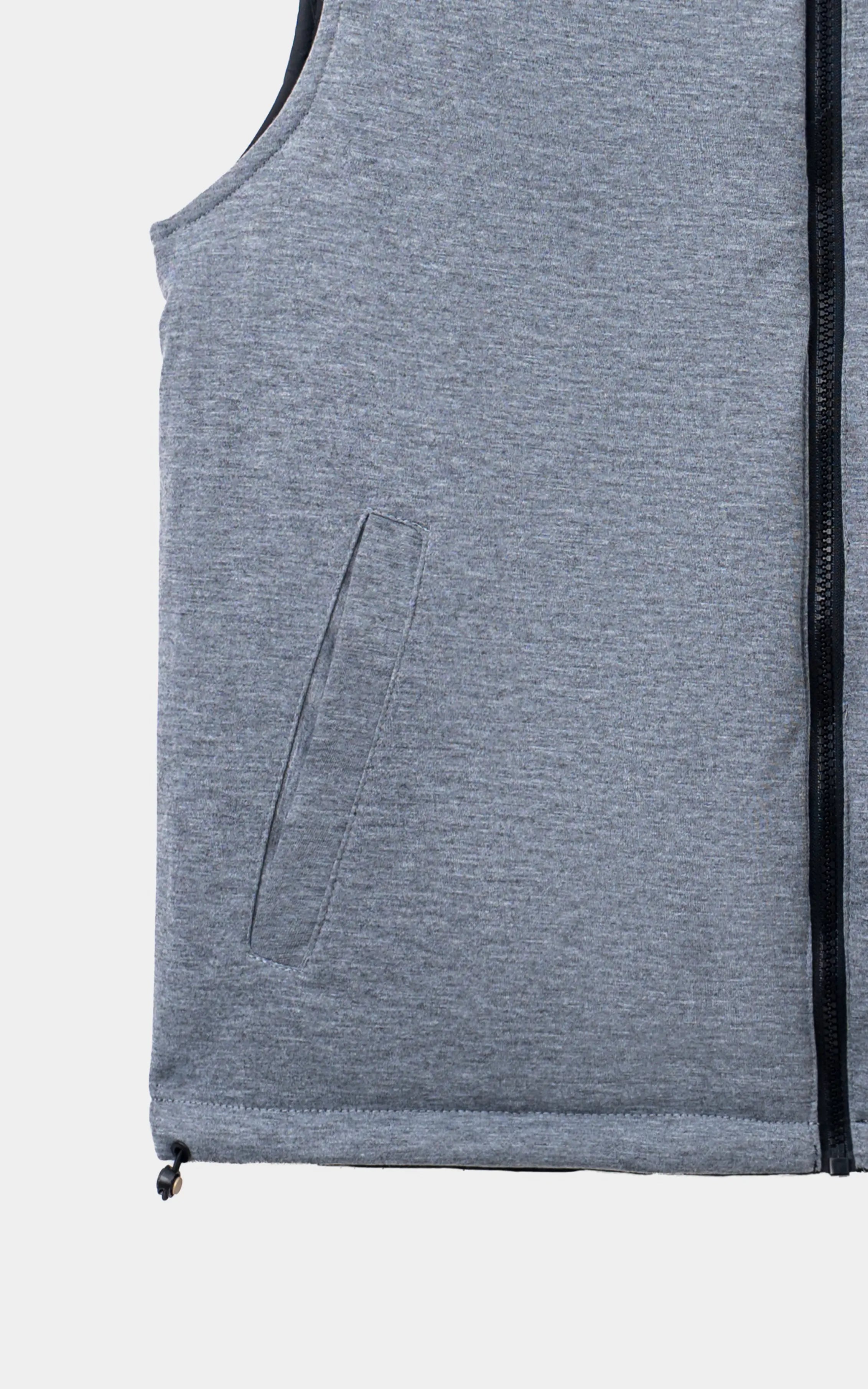 SMART FIT SLEEVELESS REVERSIBLE JACKET BLACK GREY