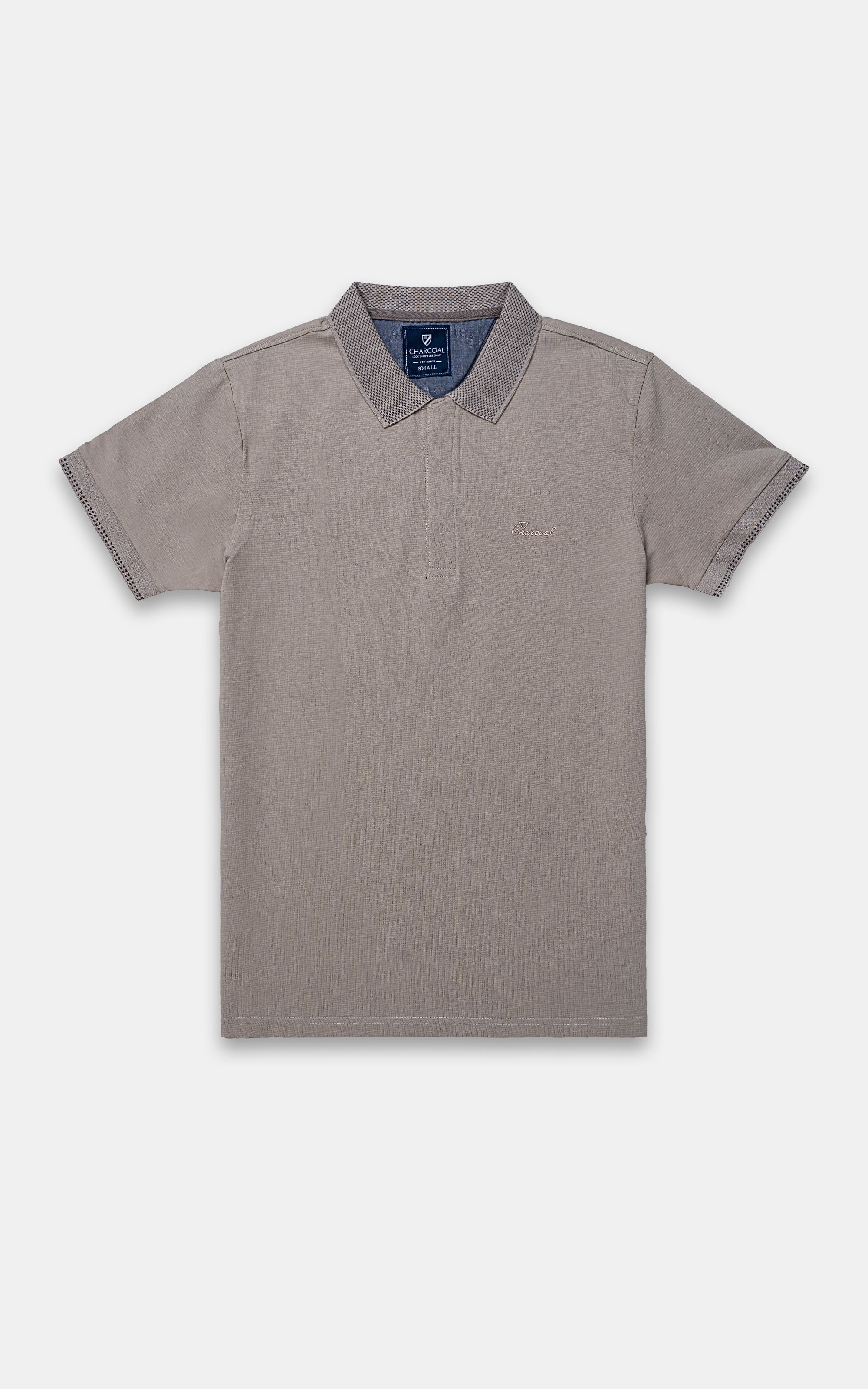 T SHIRT POLO LIGHT BROWN