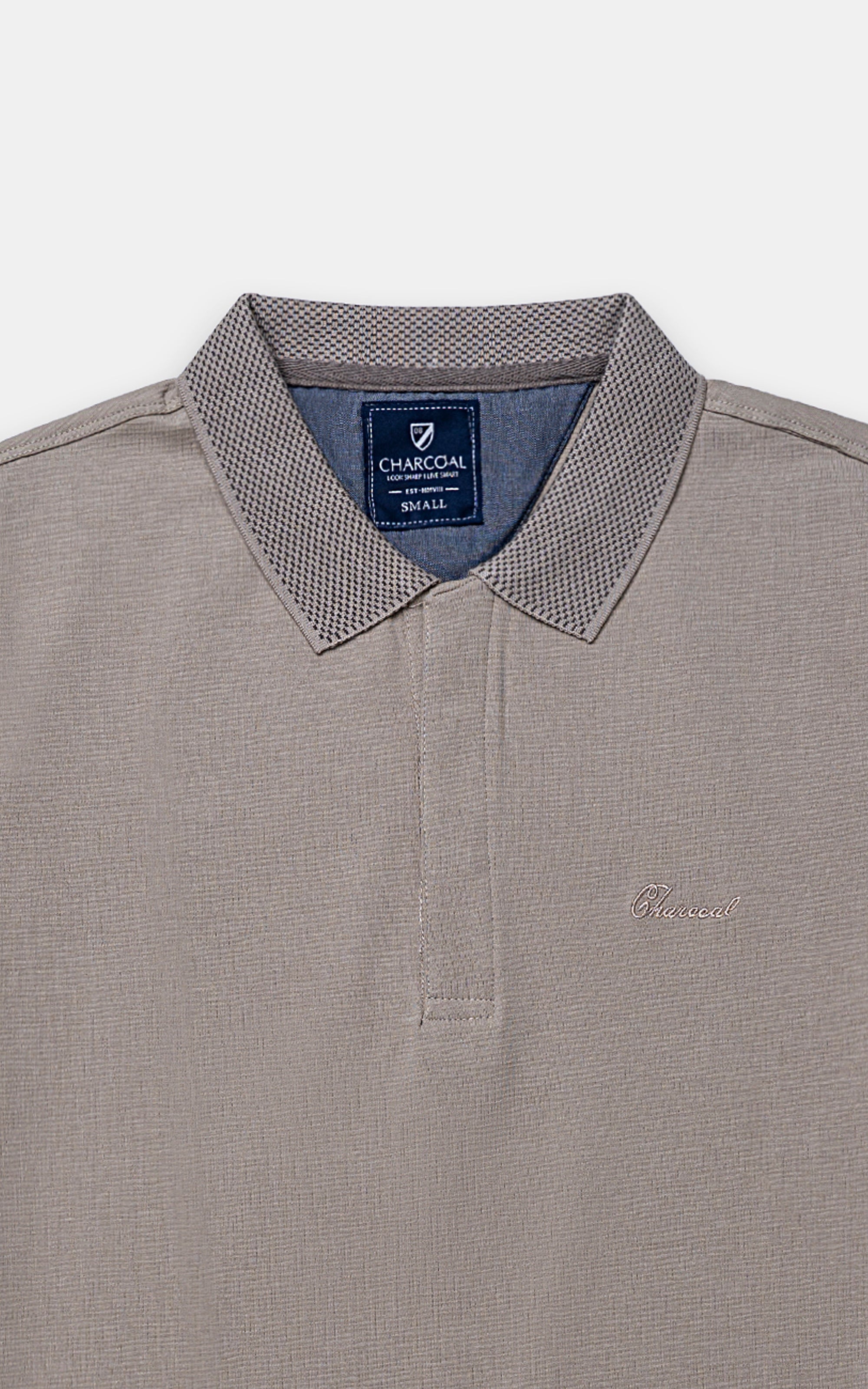 T SHIRT POLO LIGHT BROWN