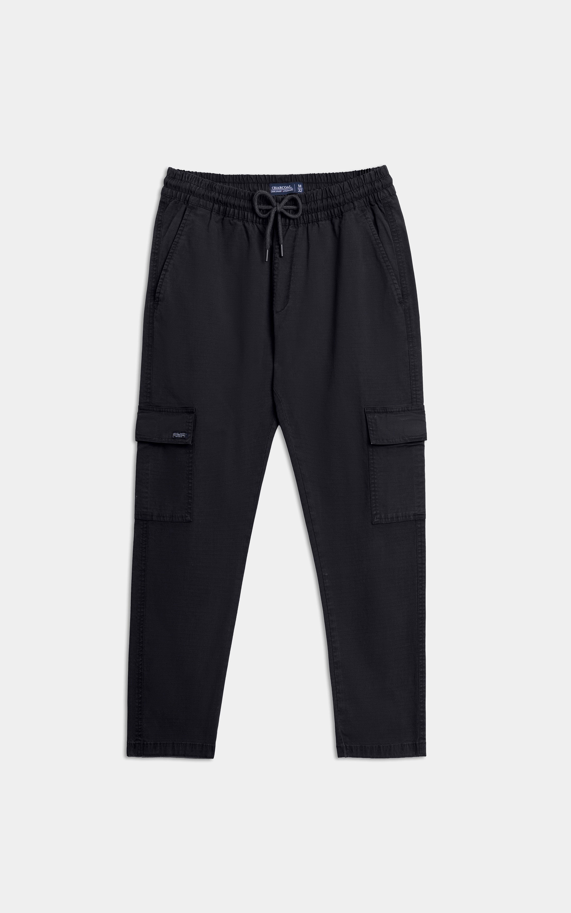 CARGO TROUSER STRAIGHT FIT BLACK